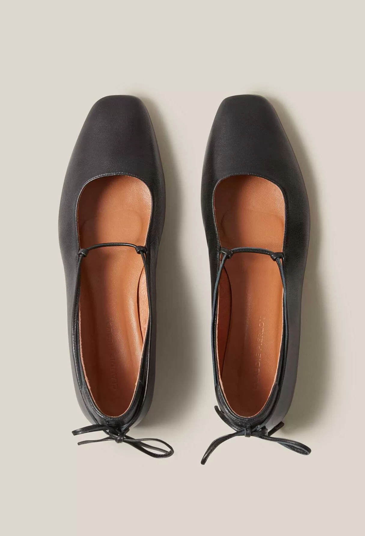 Claudie Pierlot Ballerines Cuir Noir Hot