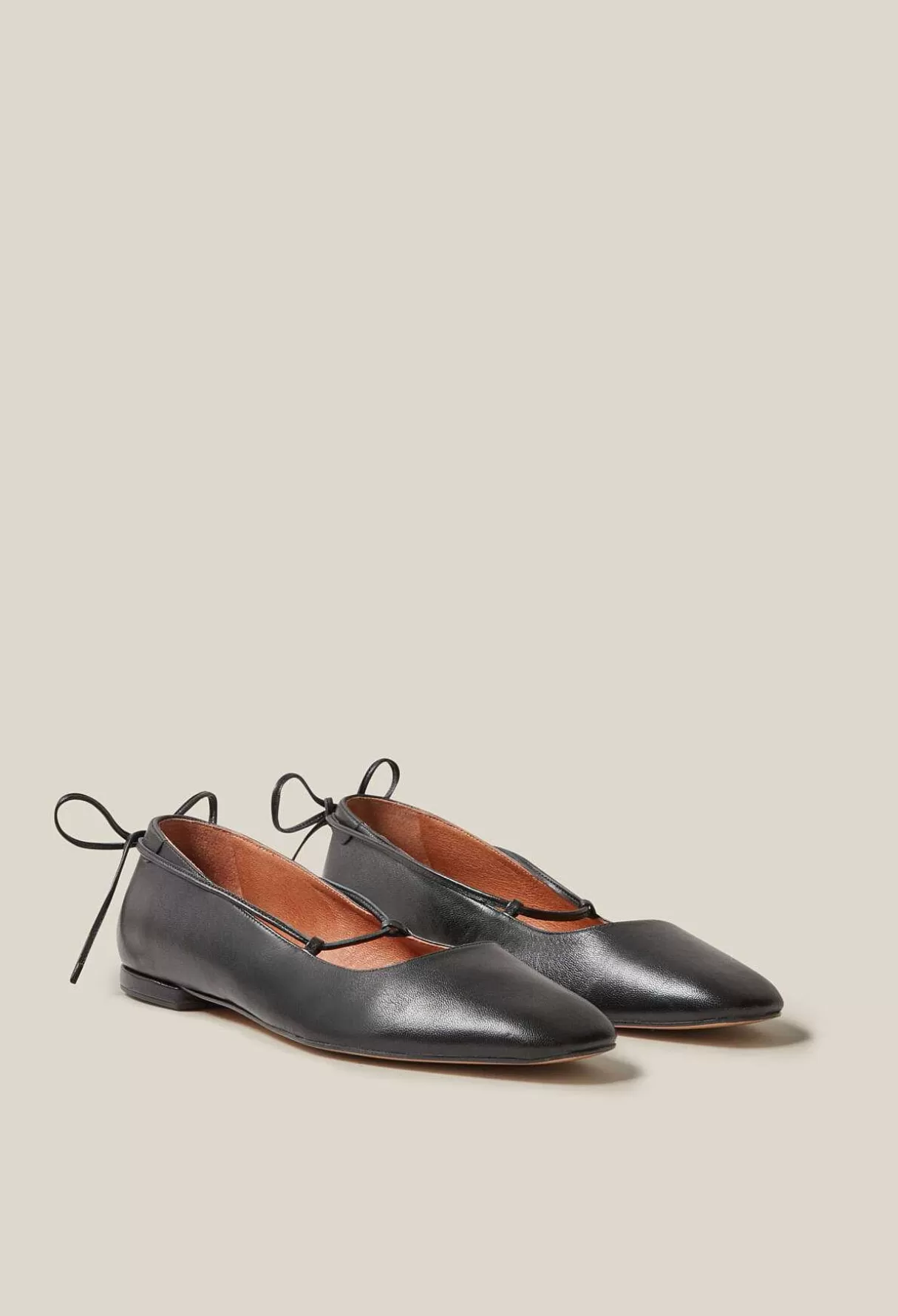 Claudie Pierlot Ballerines Cuir Noir Hot