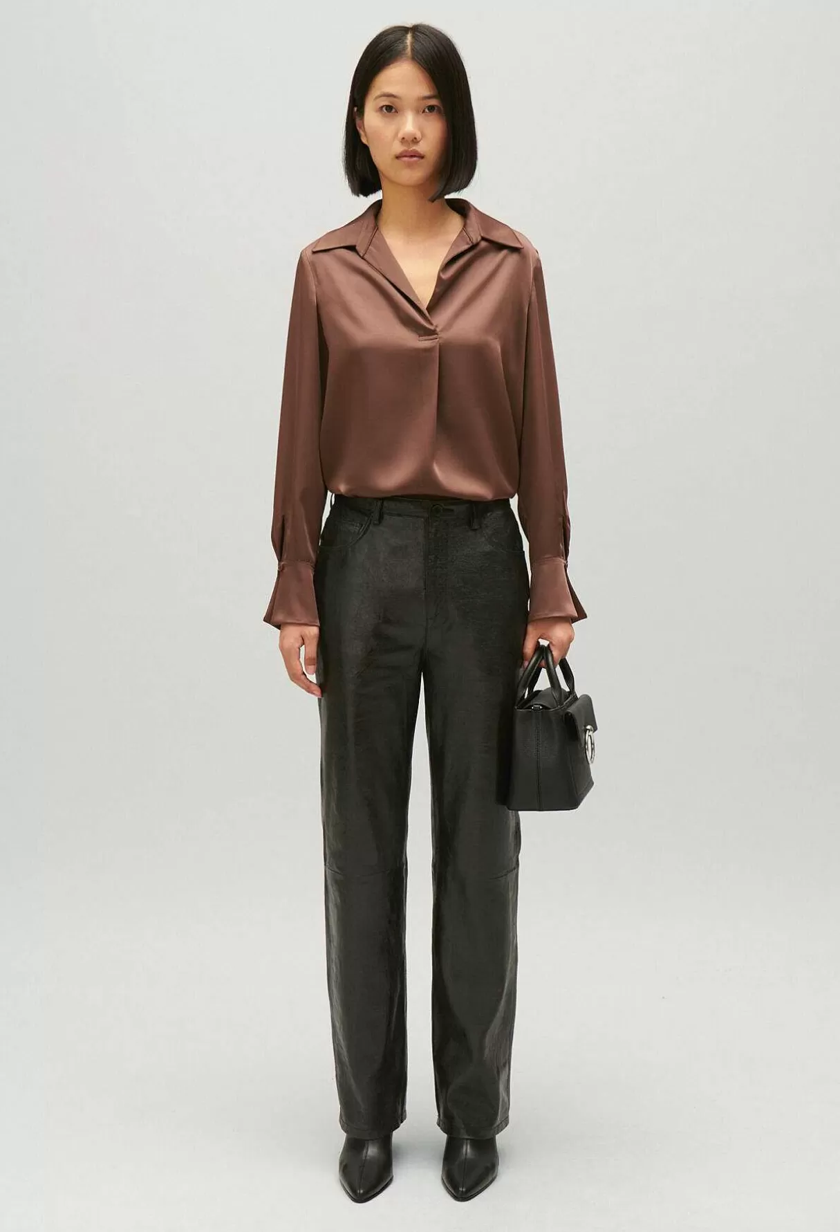 Claudie Pierlot Blouse Fluide Satinee Online