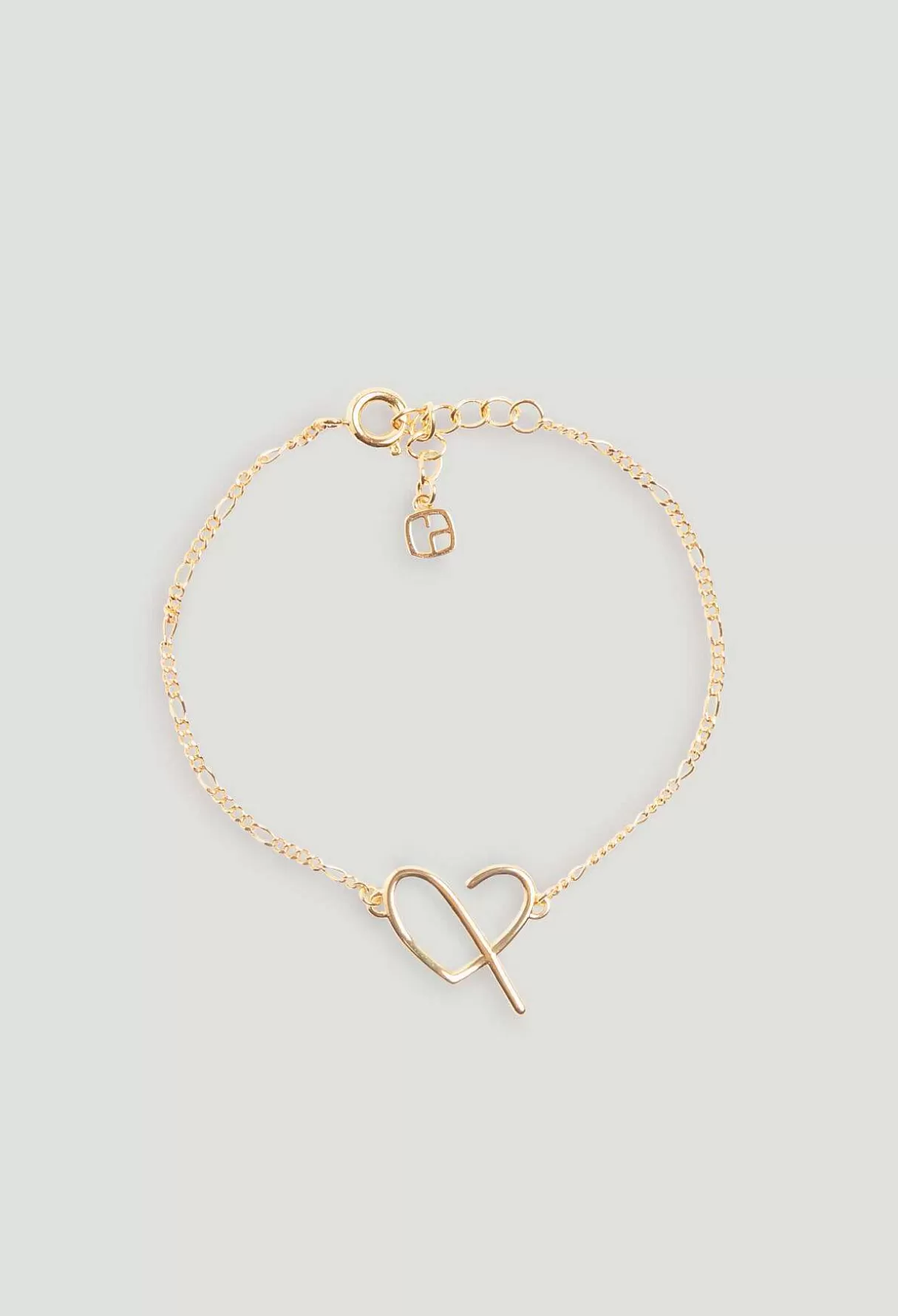 Claudie Pierlot Bracelet Coeur Cp Laiton Dore Store