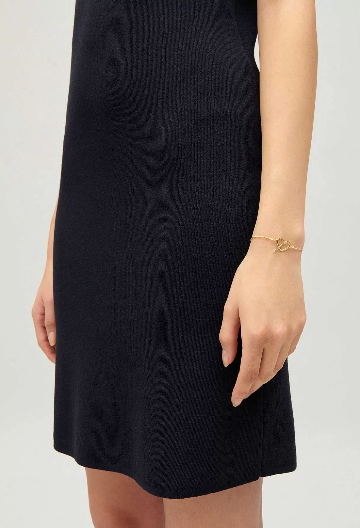 Claudie Pierlot Bracelet Coeur Cp Laiton Dore Store
