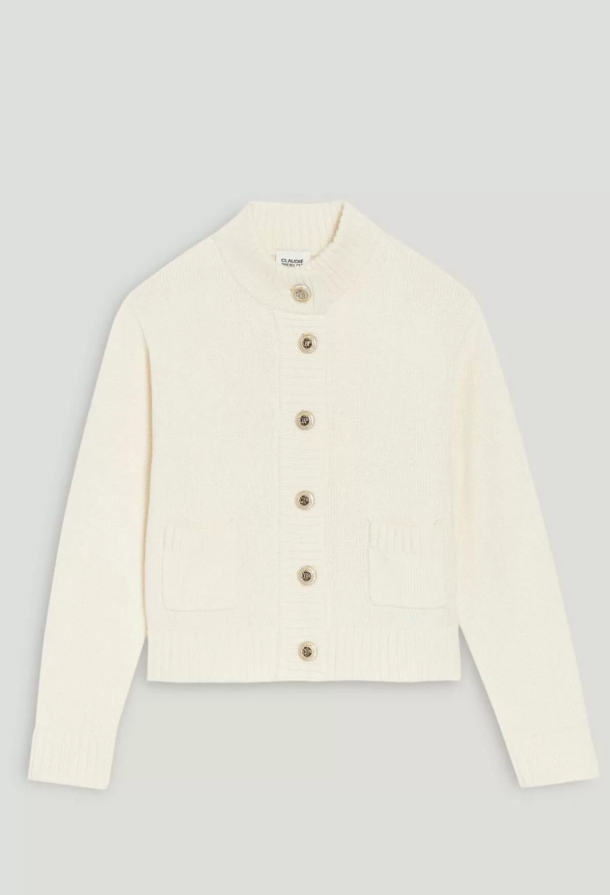 Claudie Pierlot Cardigan Court Maille Epaisse Best