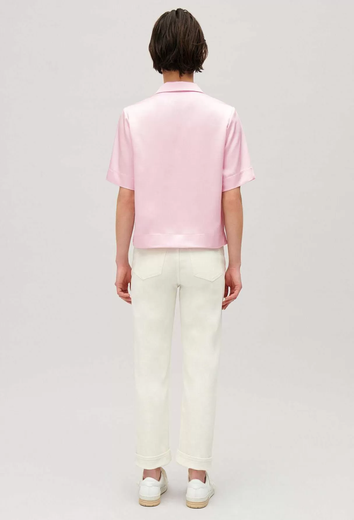 Claudie Pierlot Chemise Fluide Manches Courtes Hot