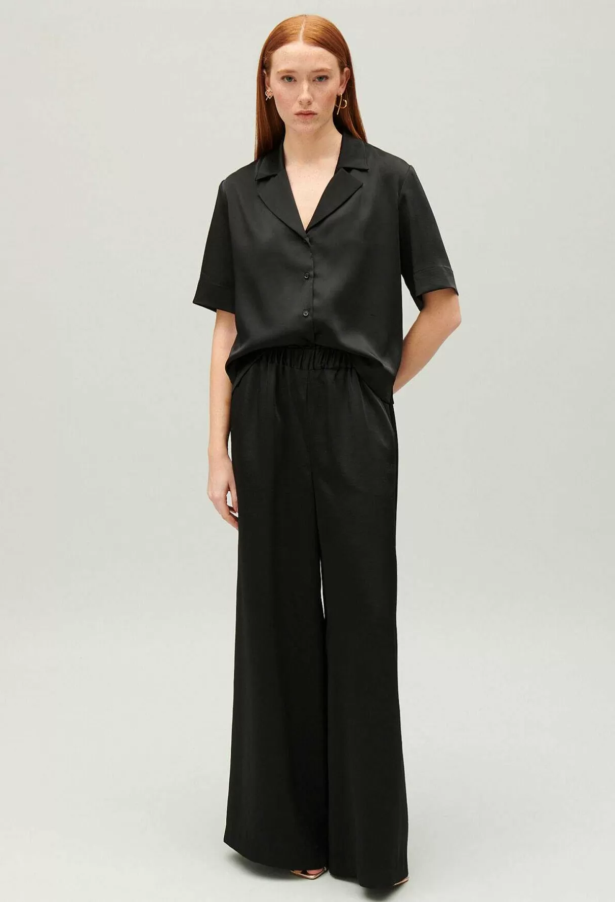 Claudie Pierlot Chemise Fluide Manches Courtes Cheap