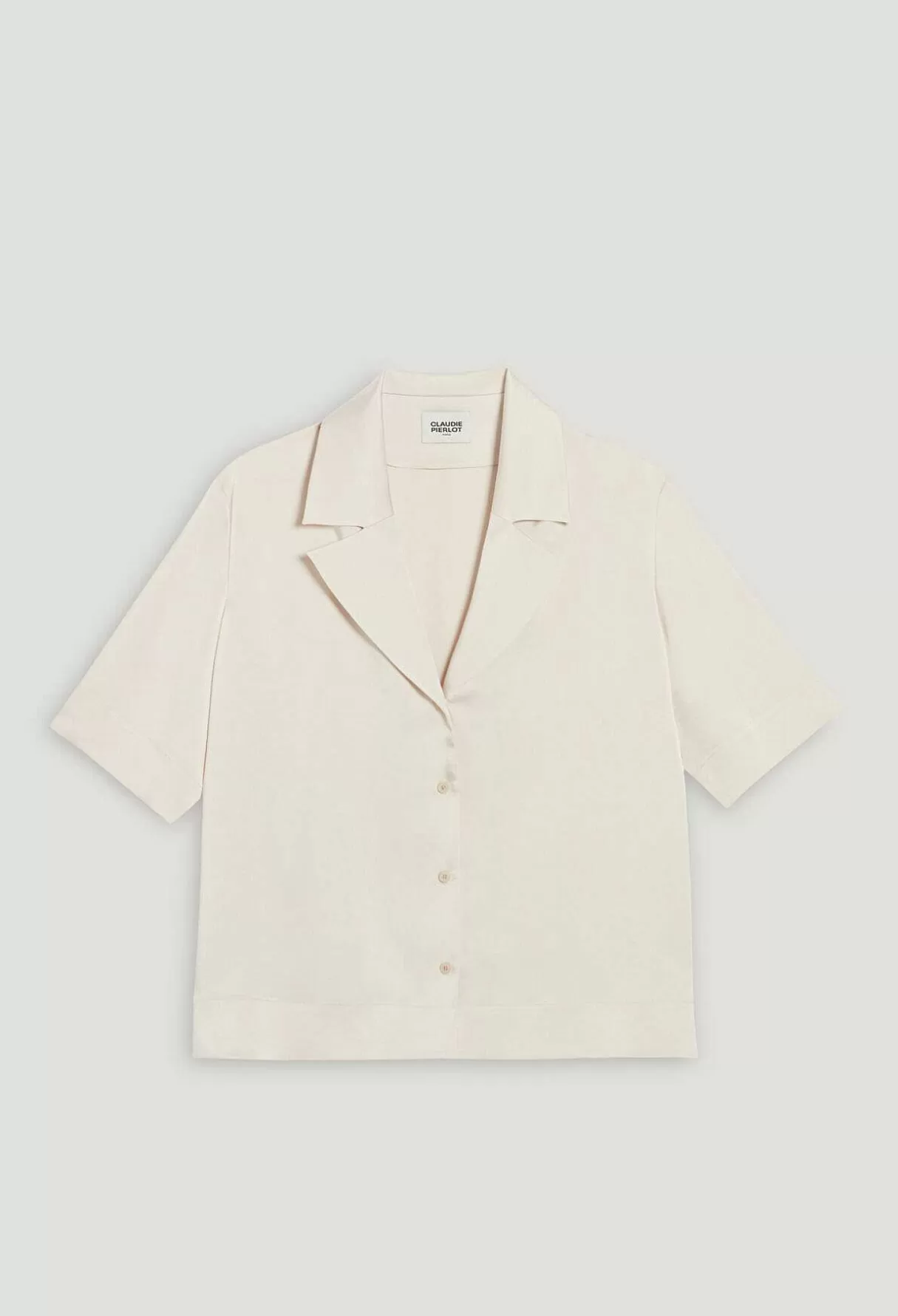 Claudie Pierlot Chemise Fluide Manches Courtes Outlet