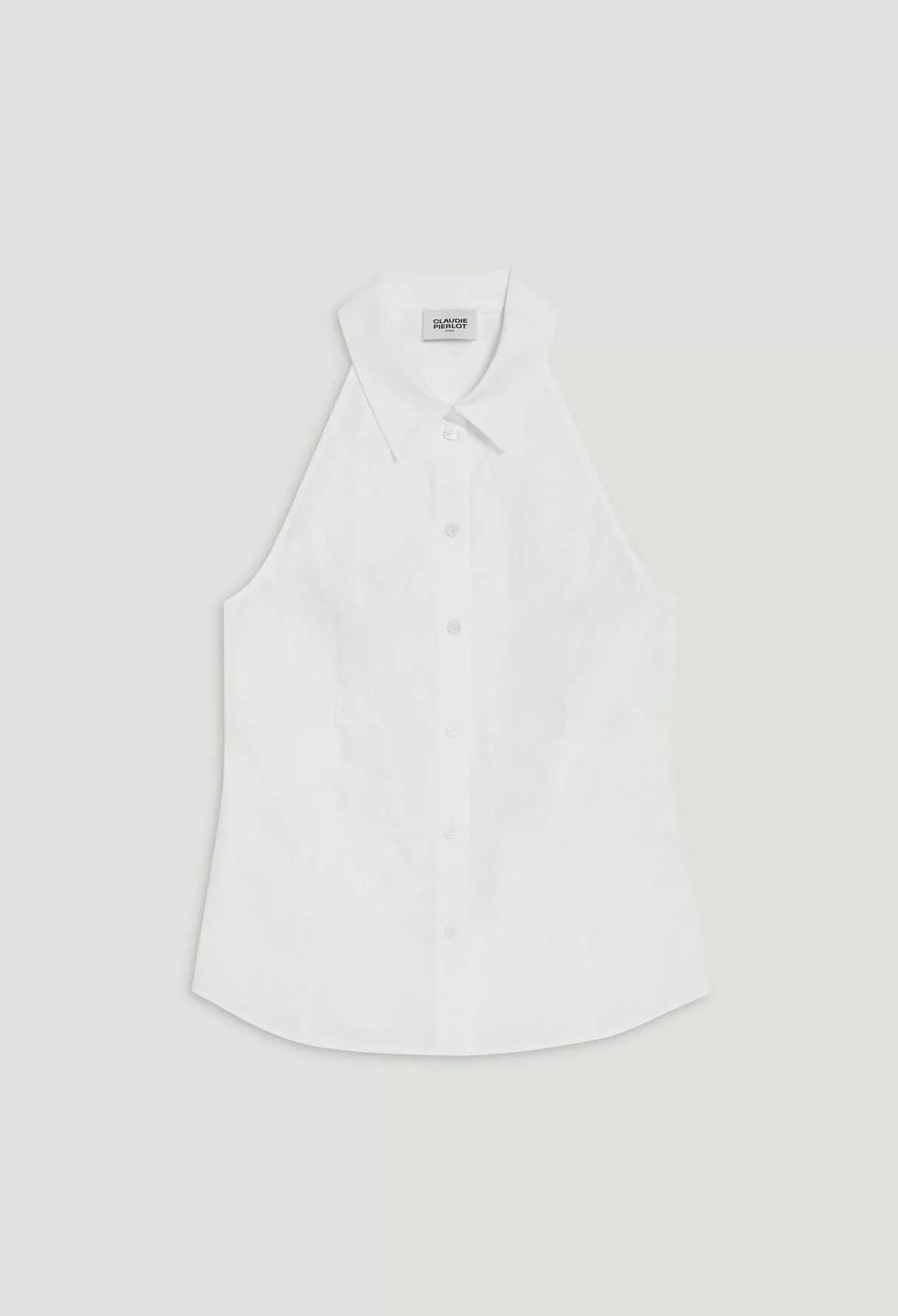 Claudie Pierlot Chemise Sans Manche Blanche Online