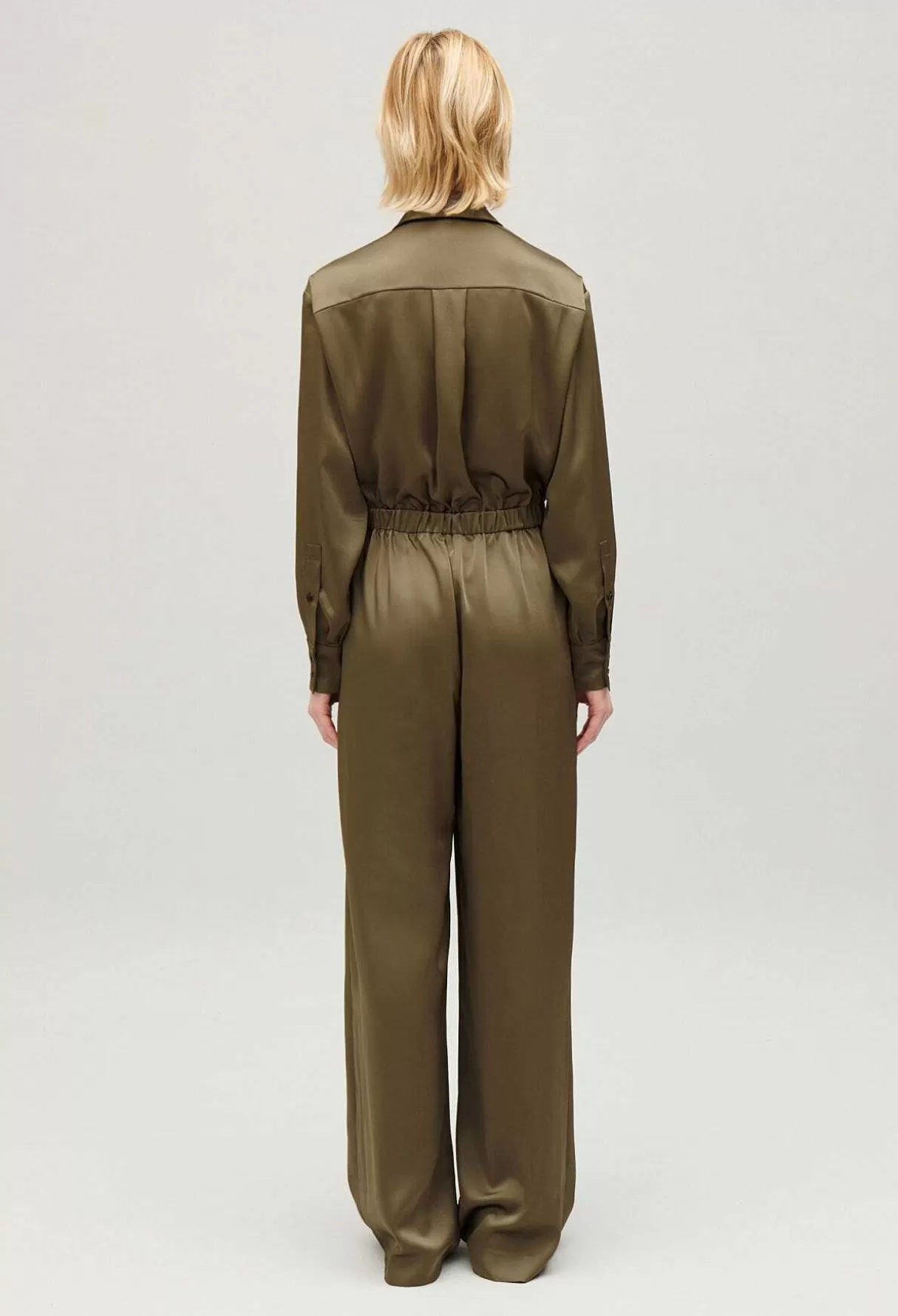 Claudie Pierlot Combinaison Pantalon Kaki Cheap
