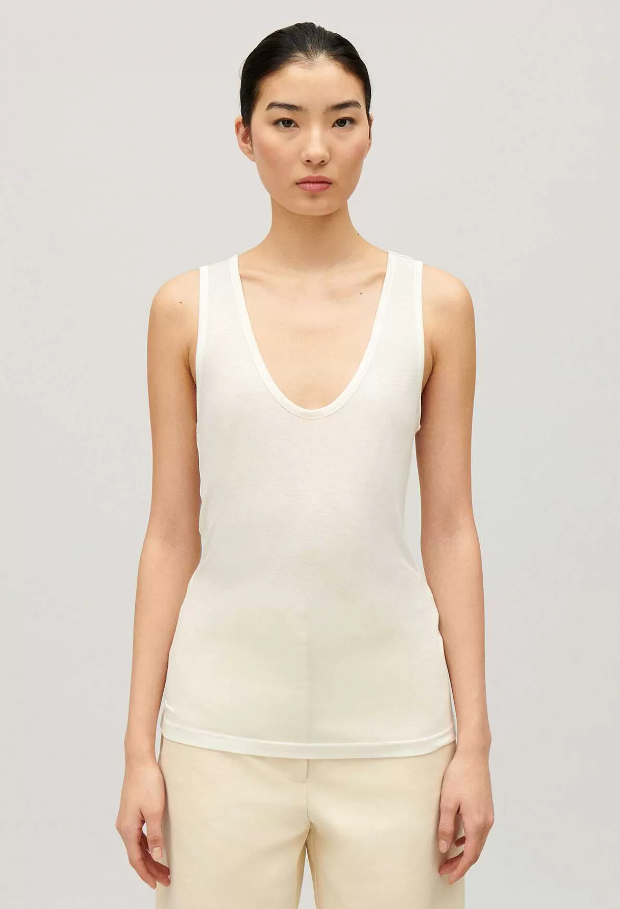 Claudie Pierlot Debardeur Ecru Cheap