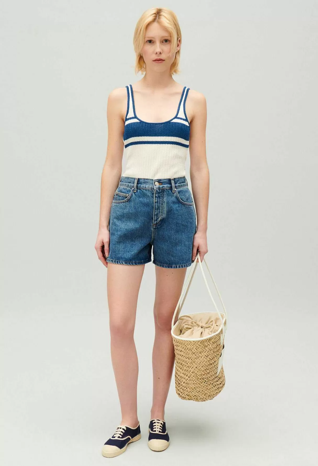 Claudie Pierlot Debardeur Maille Ecru New