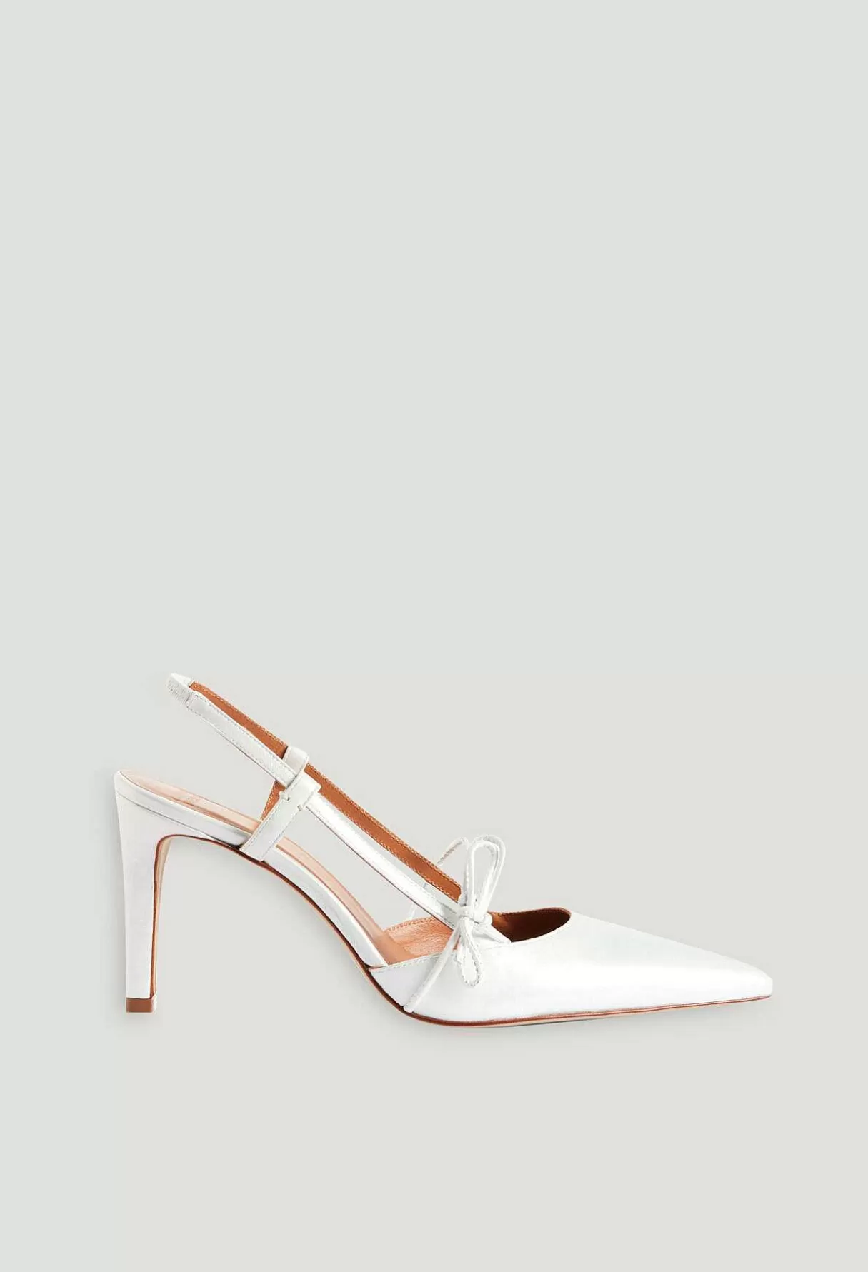 Claudie Pierlot Escarpin Cuir Nacre Best