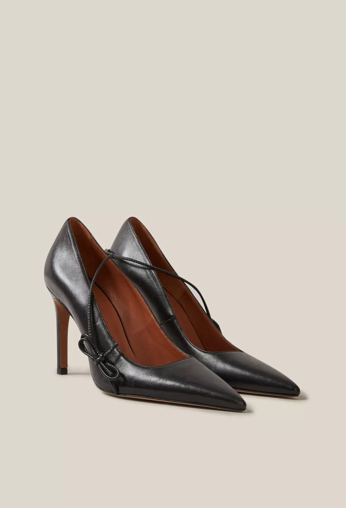 Claudie Pierlot Escarpins Cuir Noir Online