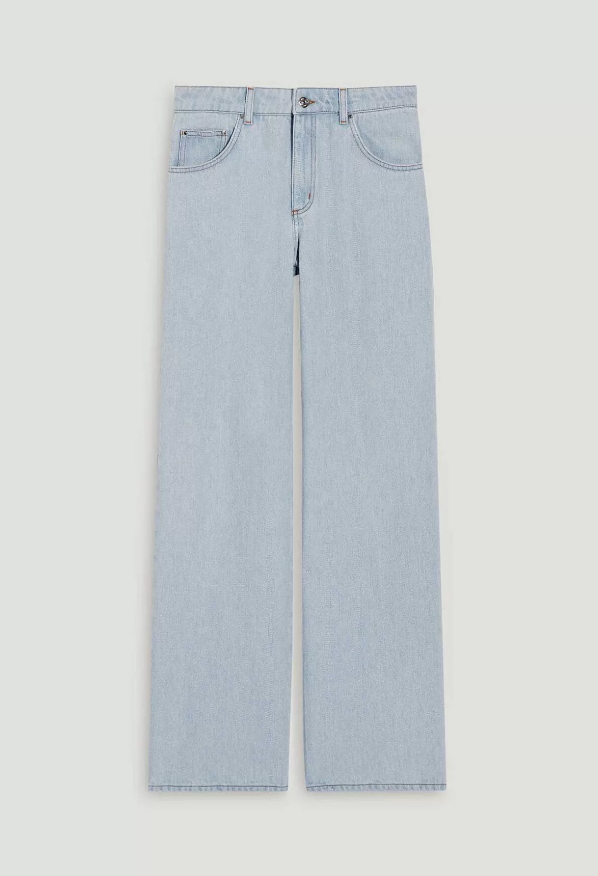 Claudie Pierlot Jean Claude Droit Denim Clair Outlet