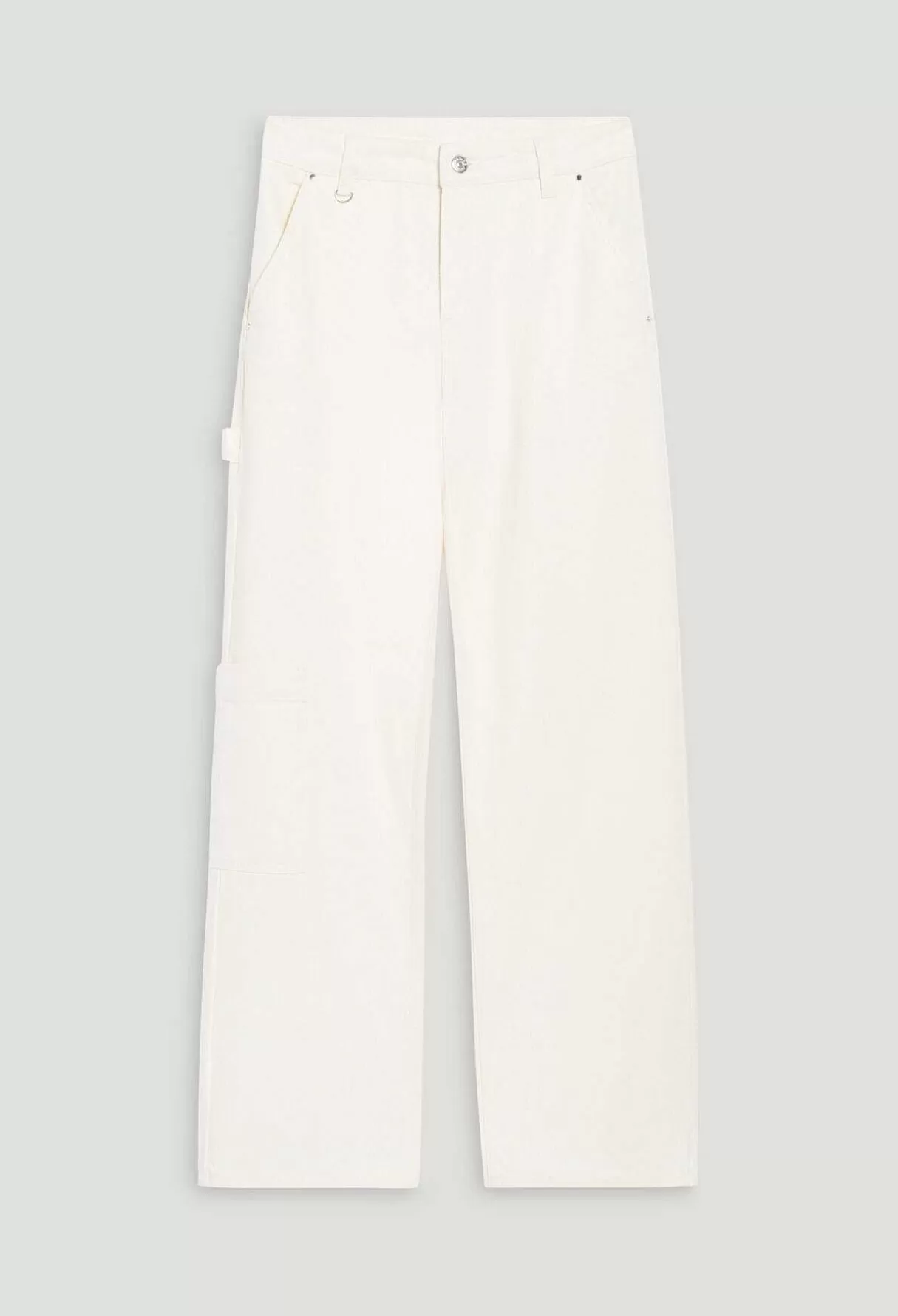 Claudie Pierlot Jean Pierre Droit Ecru Flash Sale