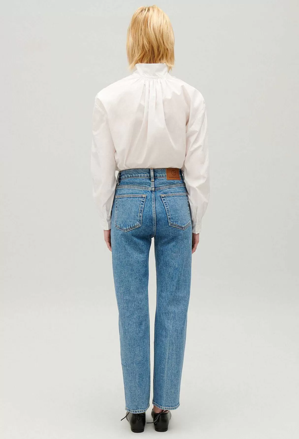 Claudie Pierlot Jean Toto Slim Bleu Delave Hot