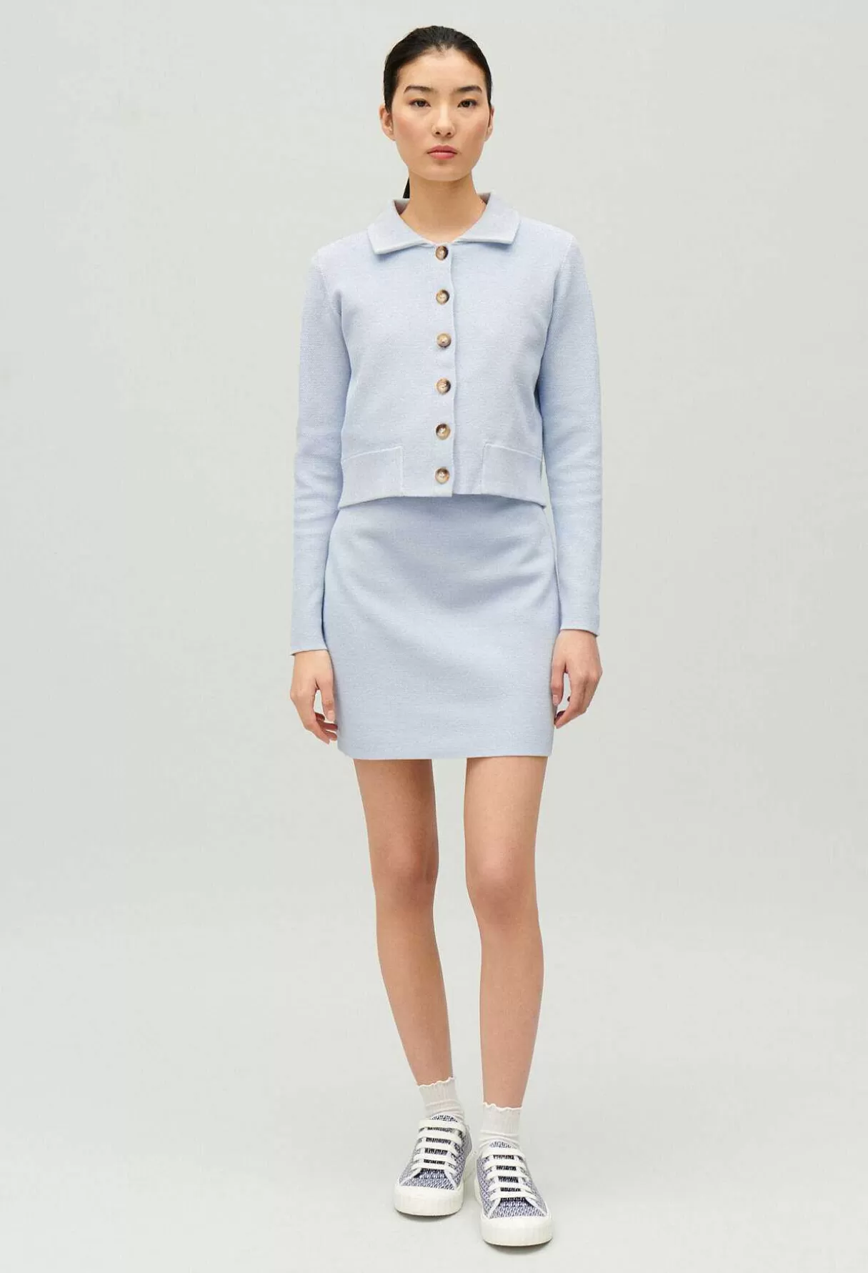Claudie Pierlot Jupe Courte Taille-Haute New