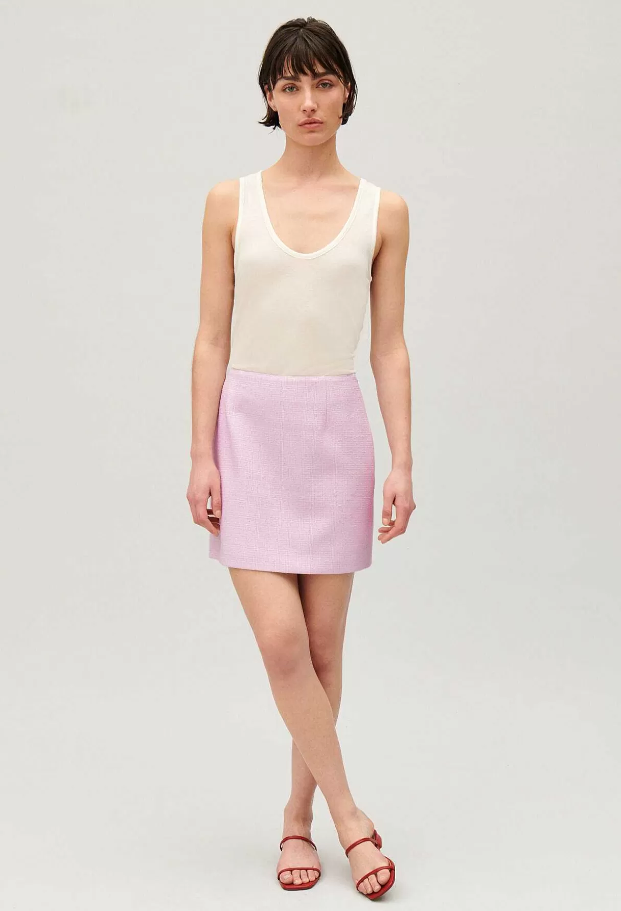 Claudie Pierlot Jupe Courte Tweed Flash Sale