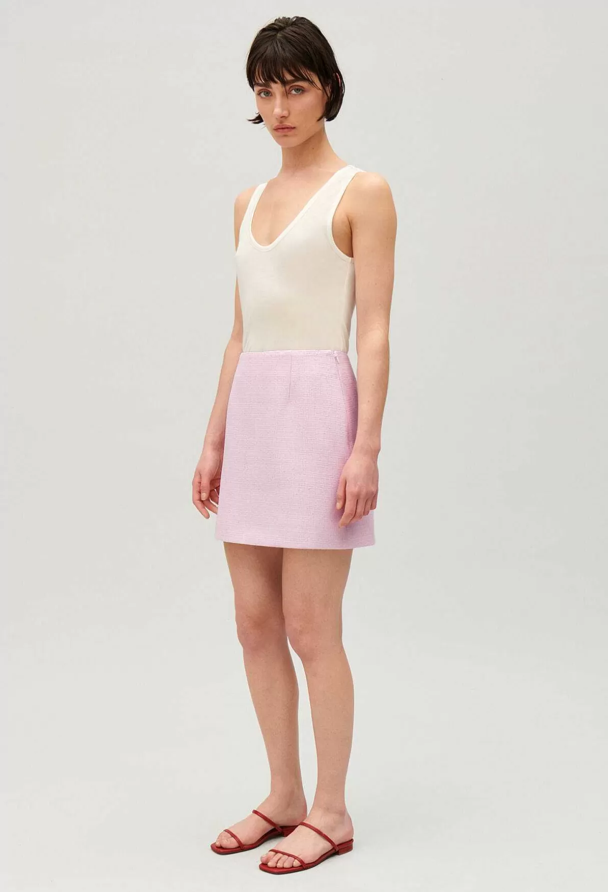 Claudie Pierlot Jupe Courte Tweed Flash Sale