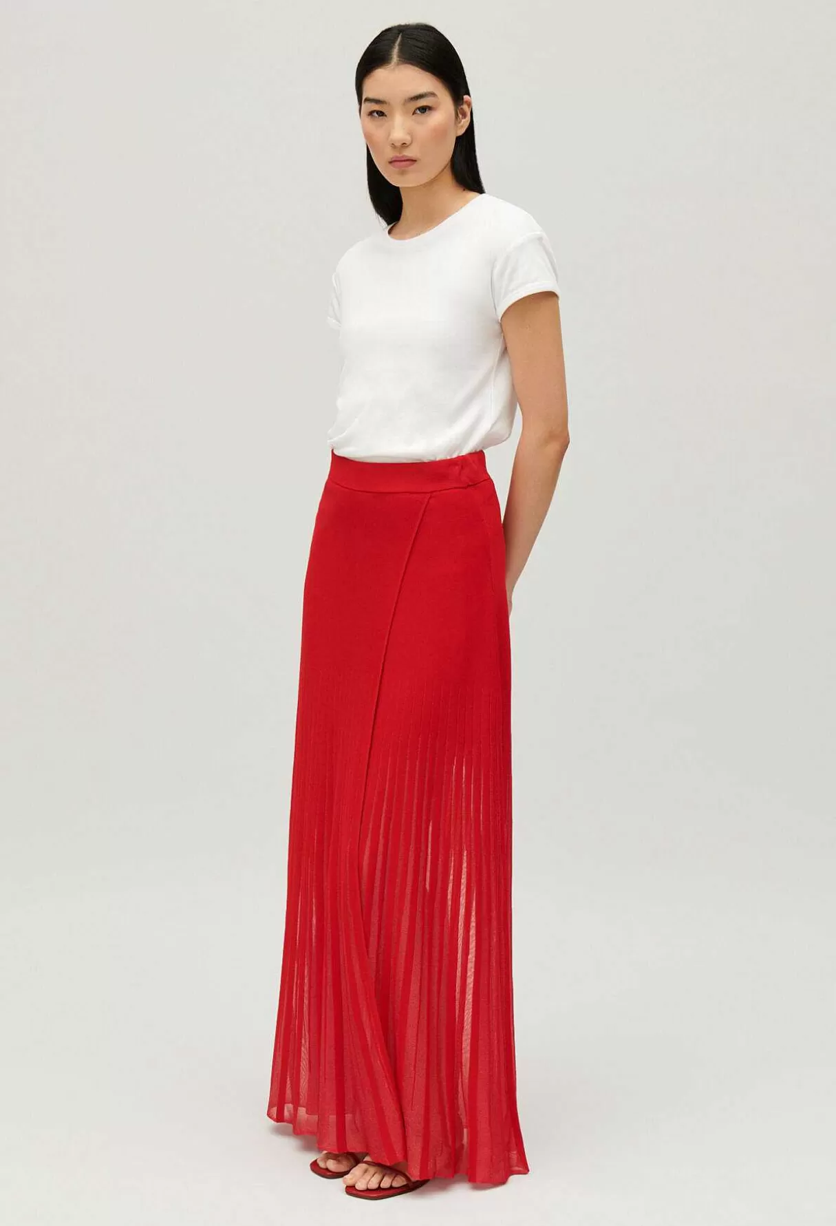 Claudie Pierlot Jupe Longue Maille Cheap
