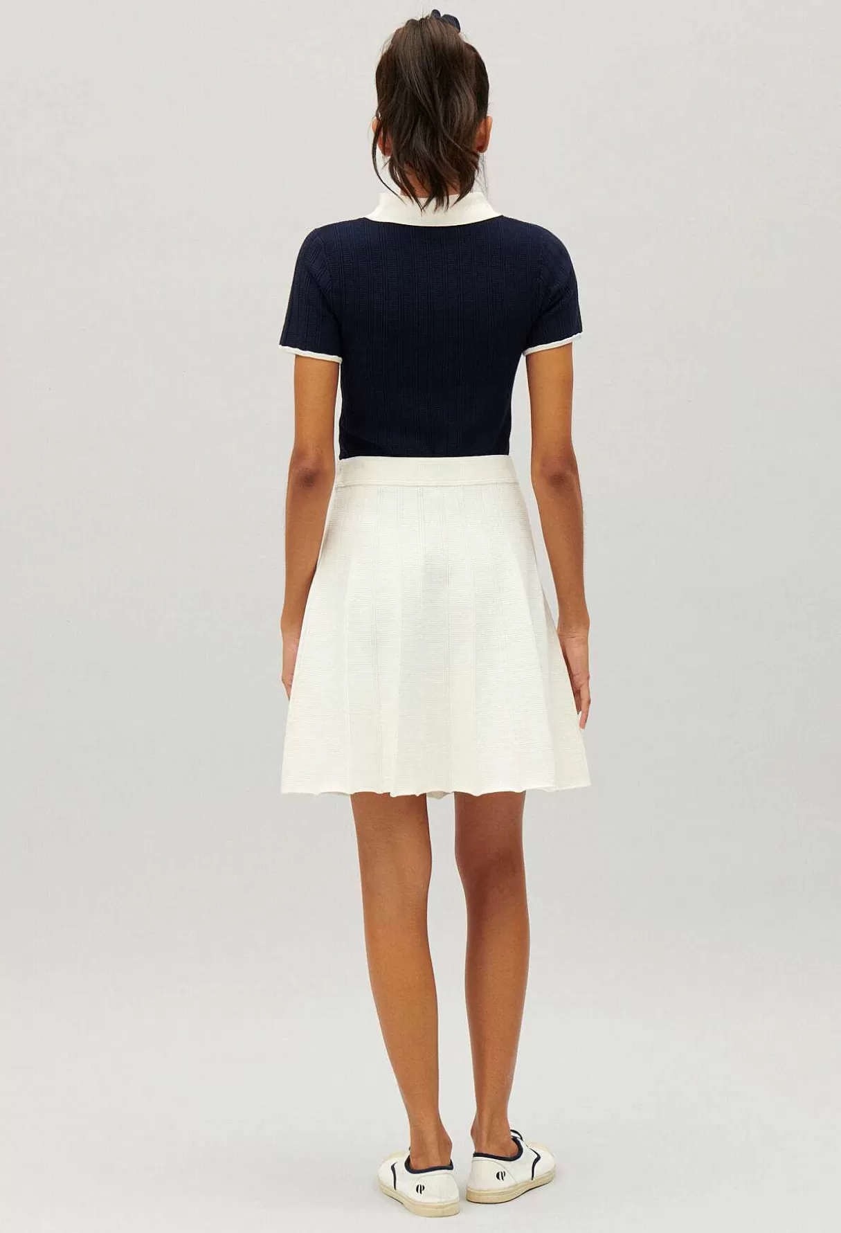 Claudie Pierlot Jupe Tennis Ecrue Outlet