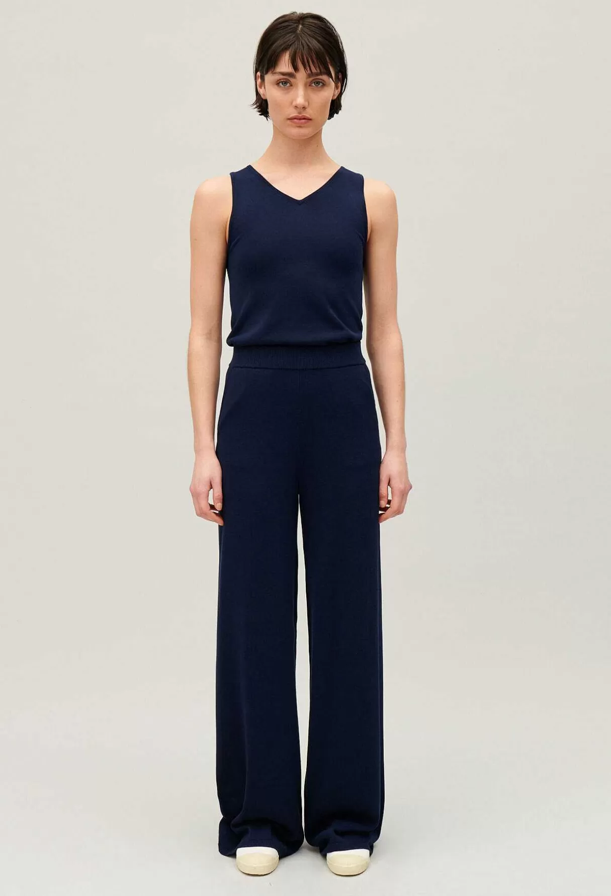 Claudie Pierlot Pantalon Fluide Maille Flash Sale