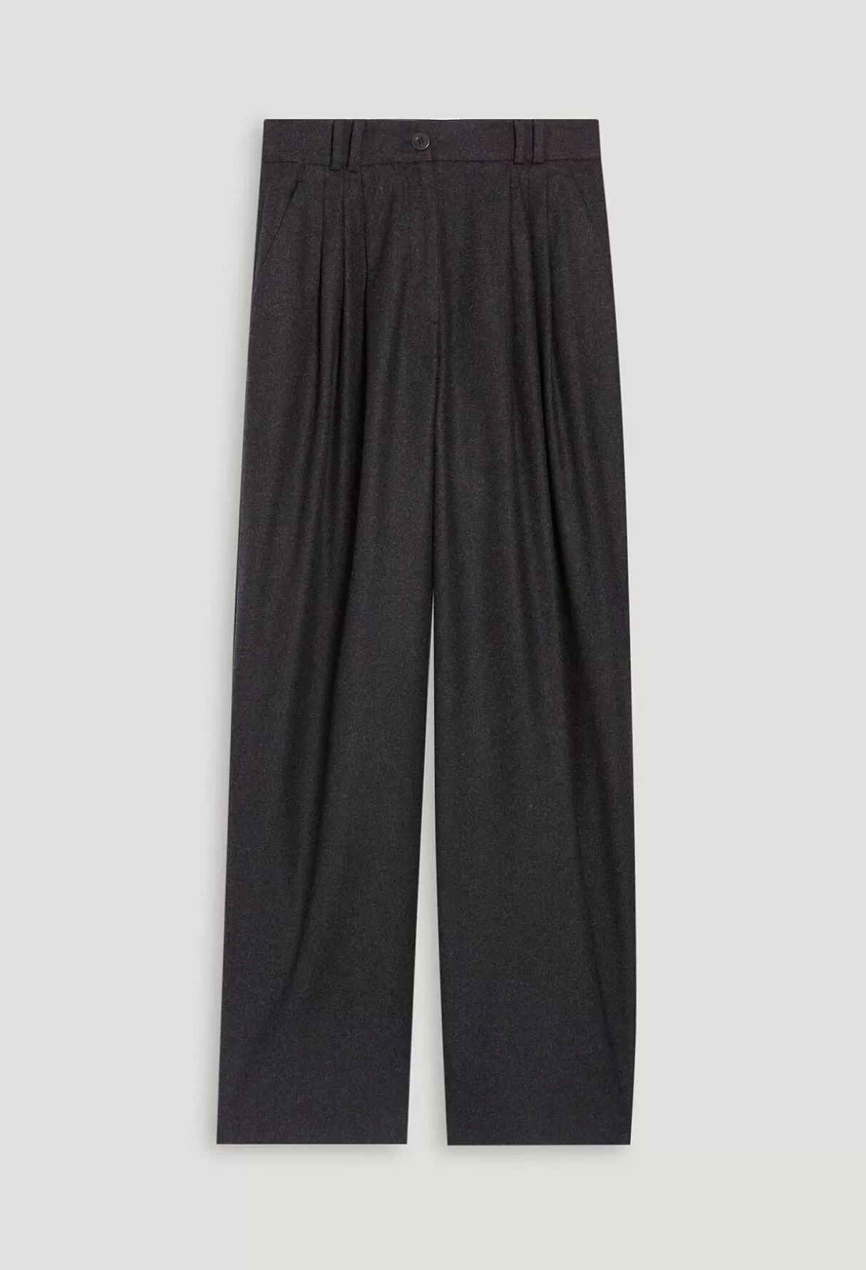 Claudie Pierlot Pantalon Large Gris Chine Flash Sale