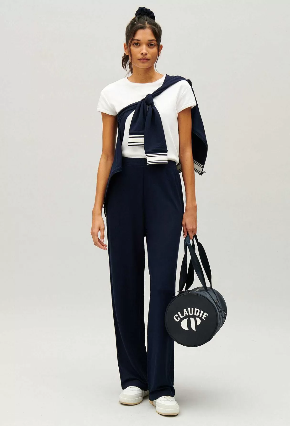 Claudie Pierlot Pantalon Sport Marine Fashion
