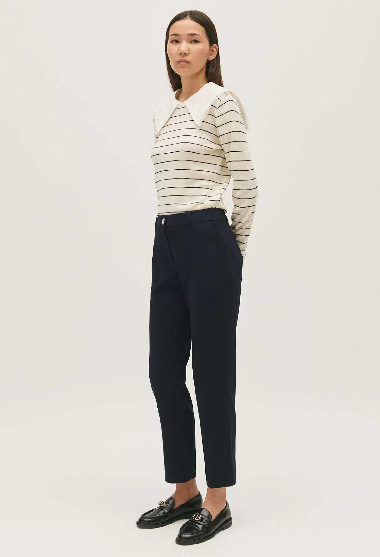 Claudie Pierlot Pantalon Tailleur Cigarette Outlet
