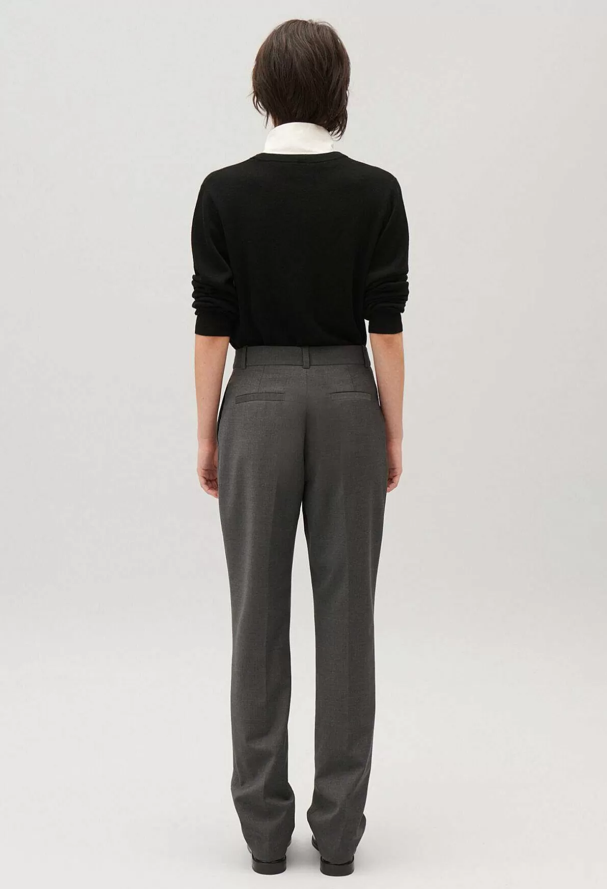Claudie Pierlot Pantalon Tailleur Gris Chine Clearance