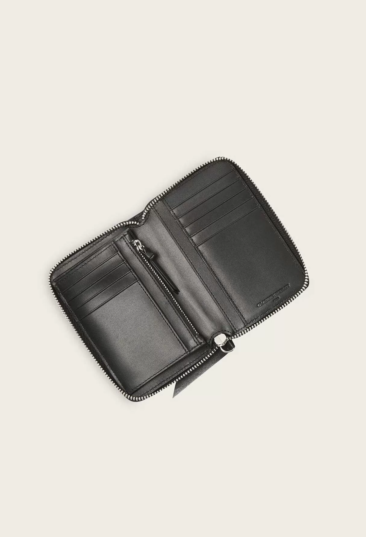 Claudie Pierlot Portefeuille Cuir Matelasse Flash Sale