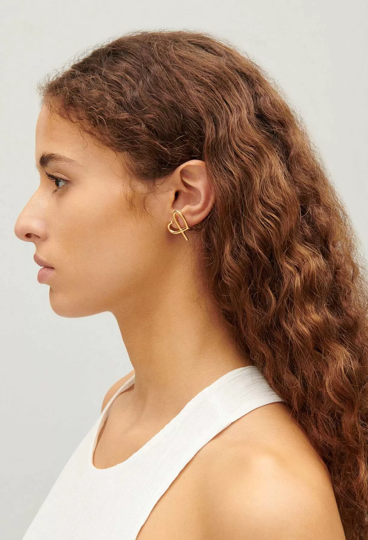 Claudie Pierlot Puces Coeurs Cp Laiton Dore New