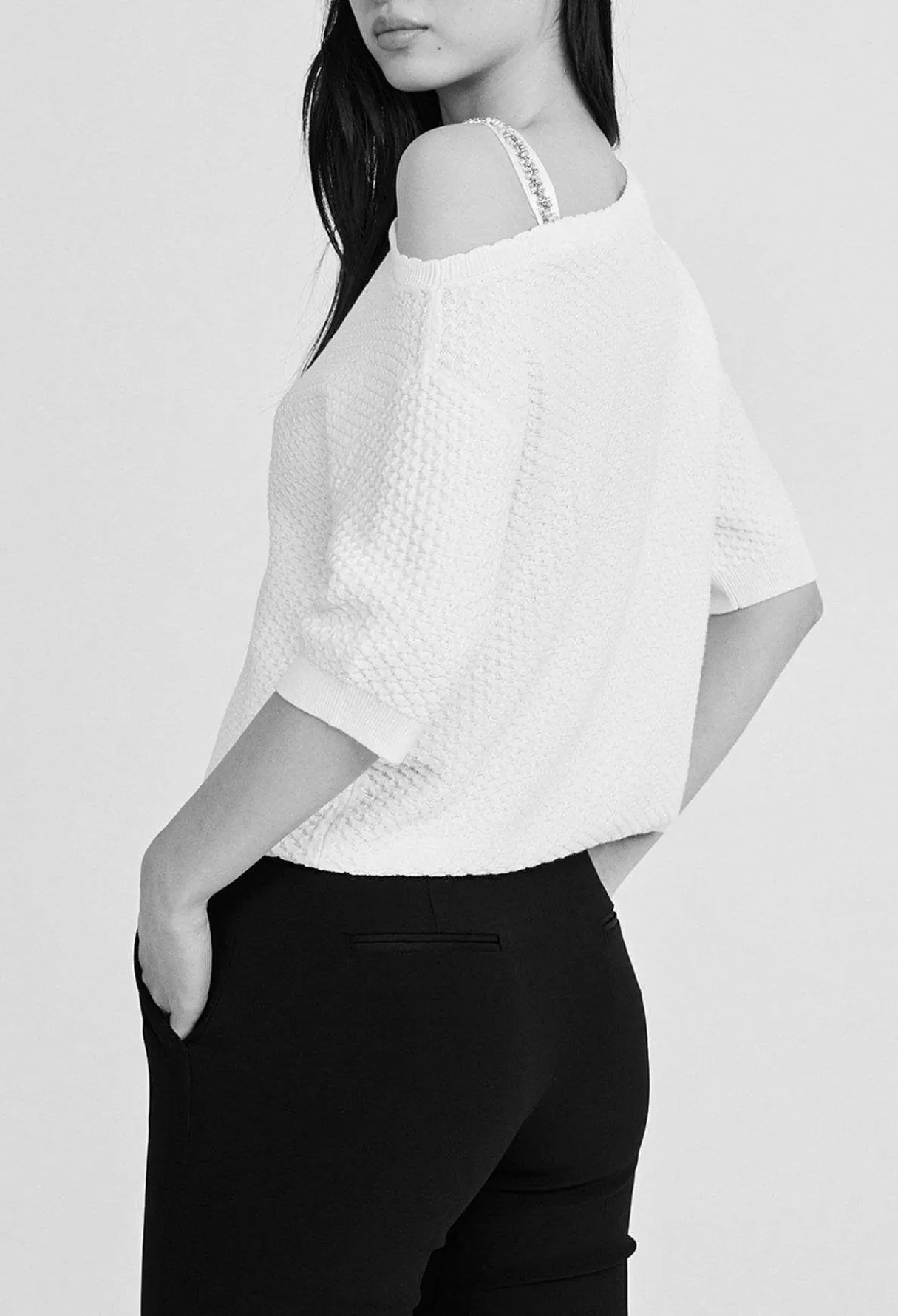 Claudie Pierlot Pull A Manches Courtes Volante Online