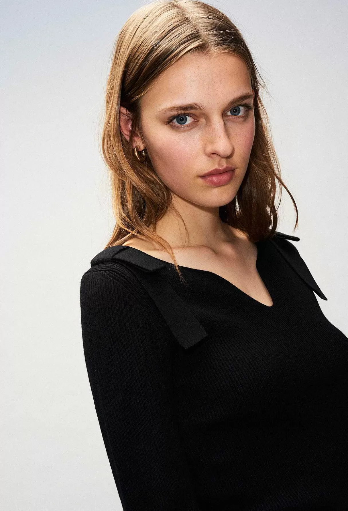 Claudie Pierlot Pull Detail Noeud Taille New