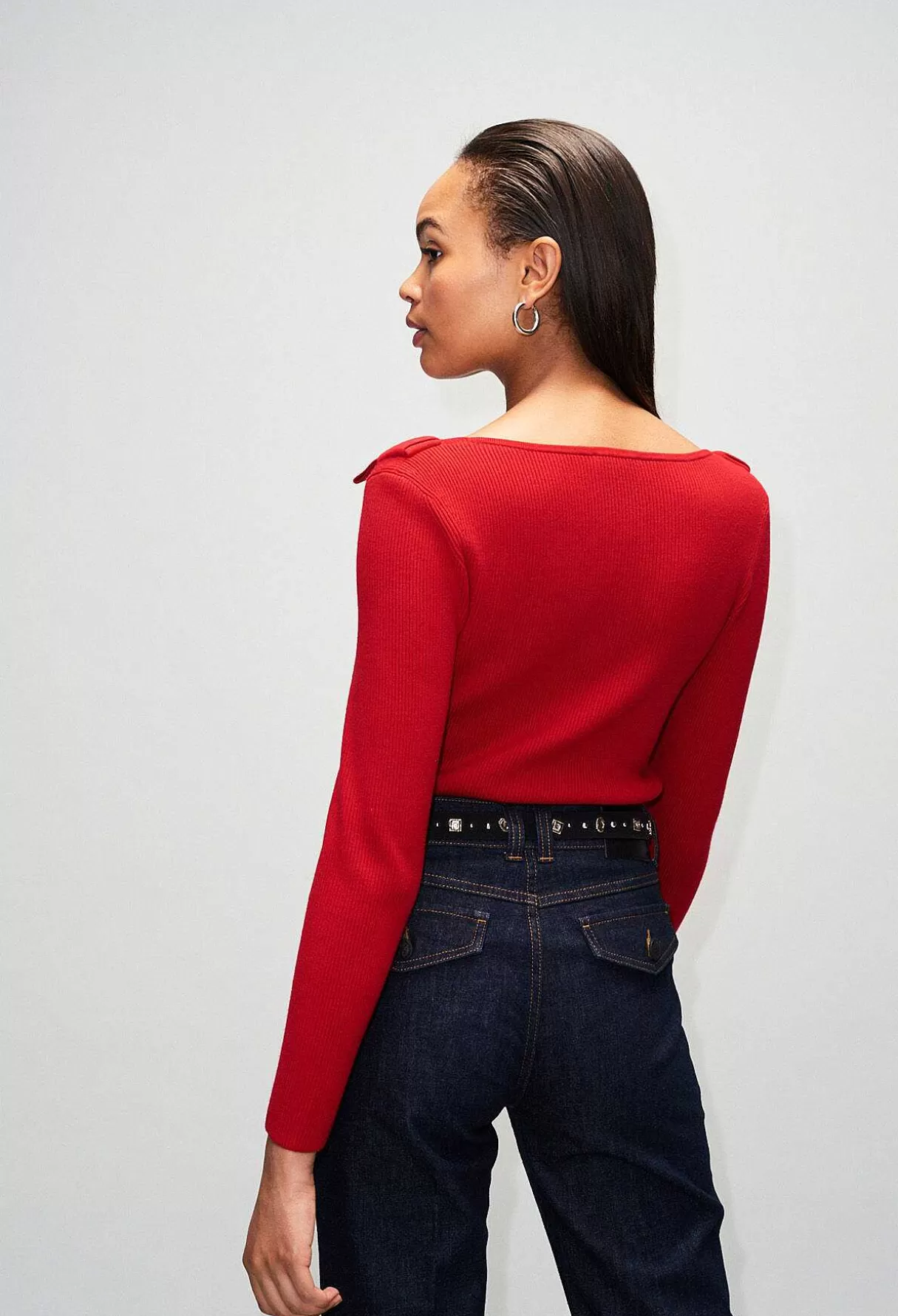 Claudie Pierlot Pull Detail Noeud Taille Online