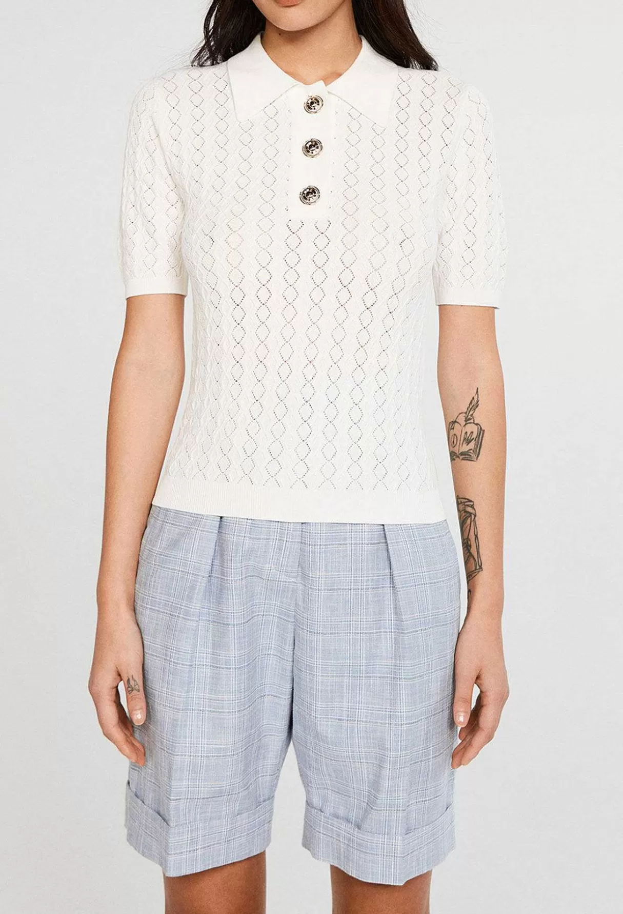 Claudie Pierlot Pull En Laine Tracable Discount