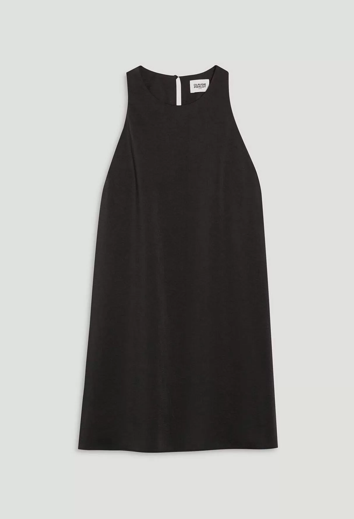 Claudie Pierlot Robe Courte Boutonnee Noire Shop
