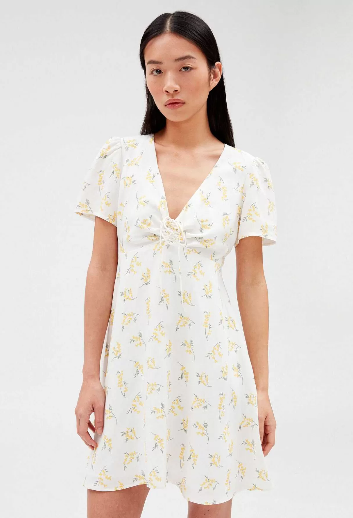 Claudie Pierlot Robe Courte Evasee Mimosa Fashion