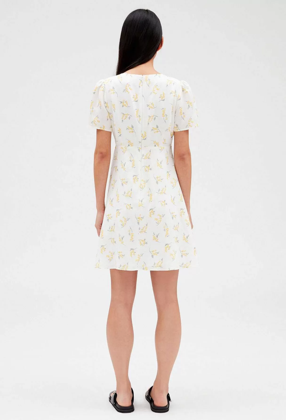 Claudie Pierlot Robe Courte Evasee Mimosa Fashion