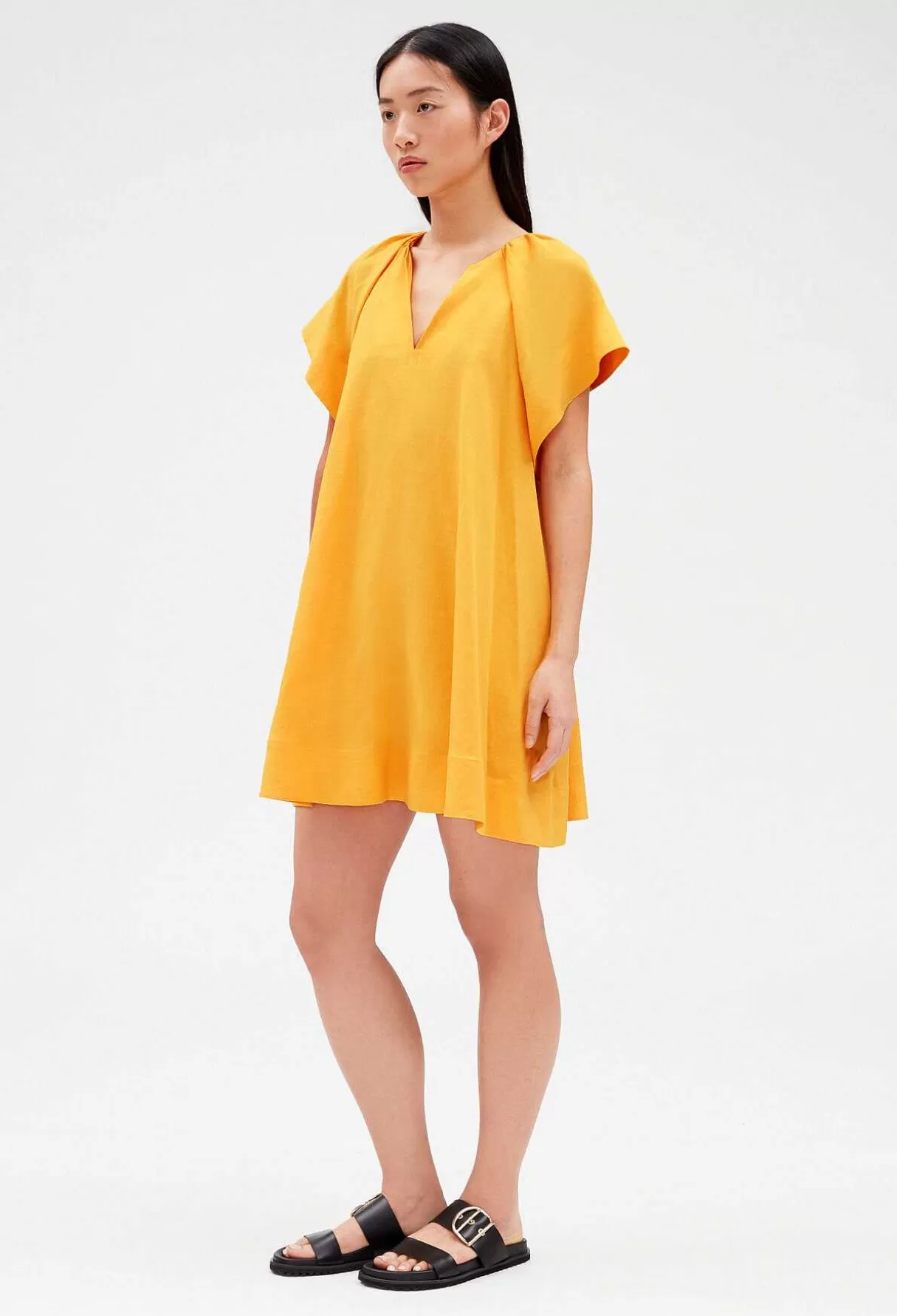 Claudie Pierlot Robe Courte Jaune Sale