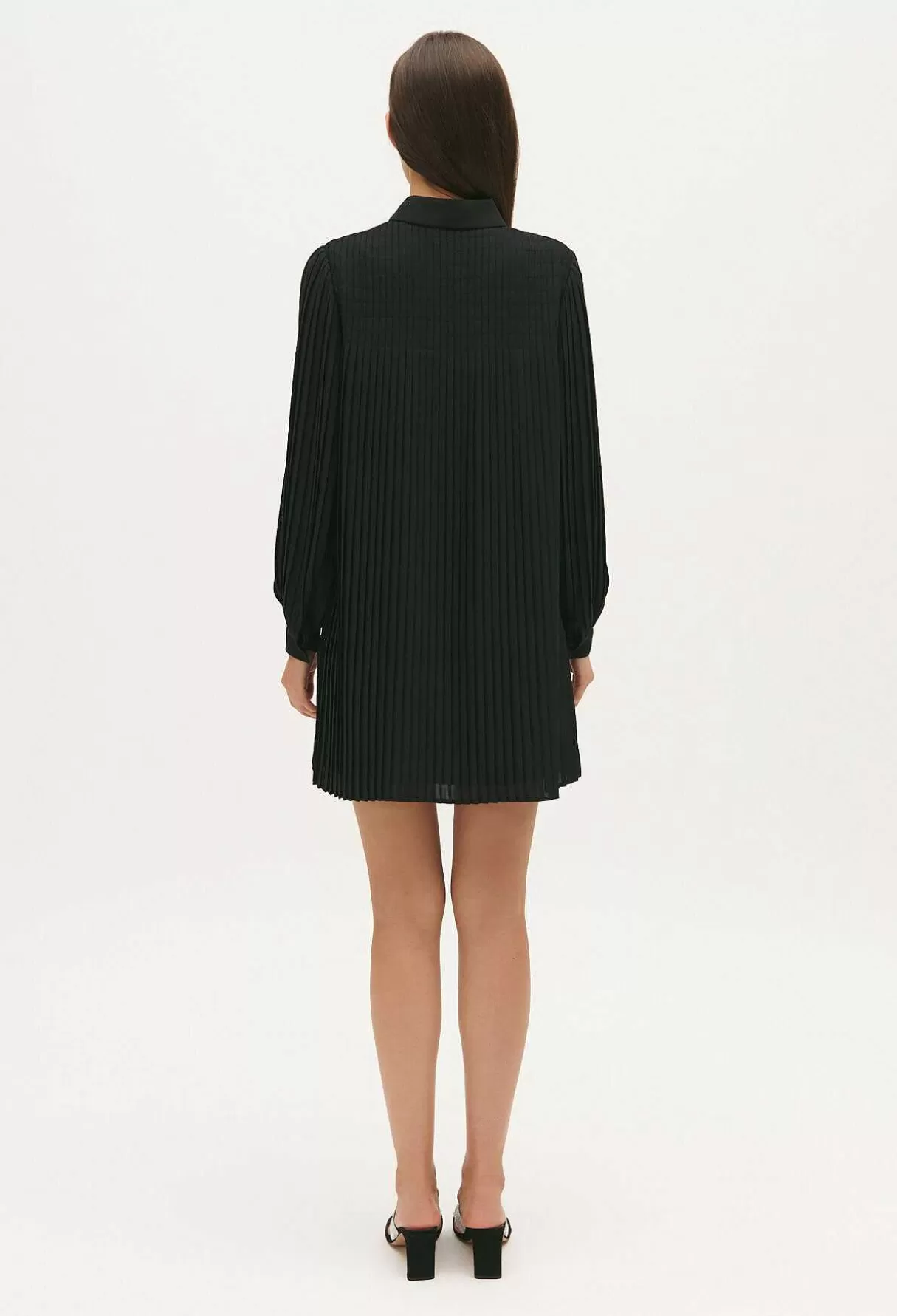 Claudie Pierlot Robe Courte Plissee Sale