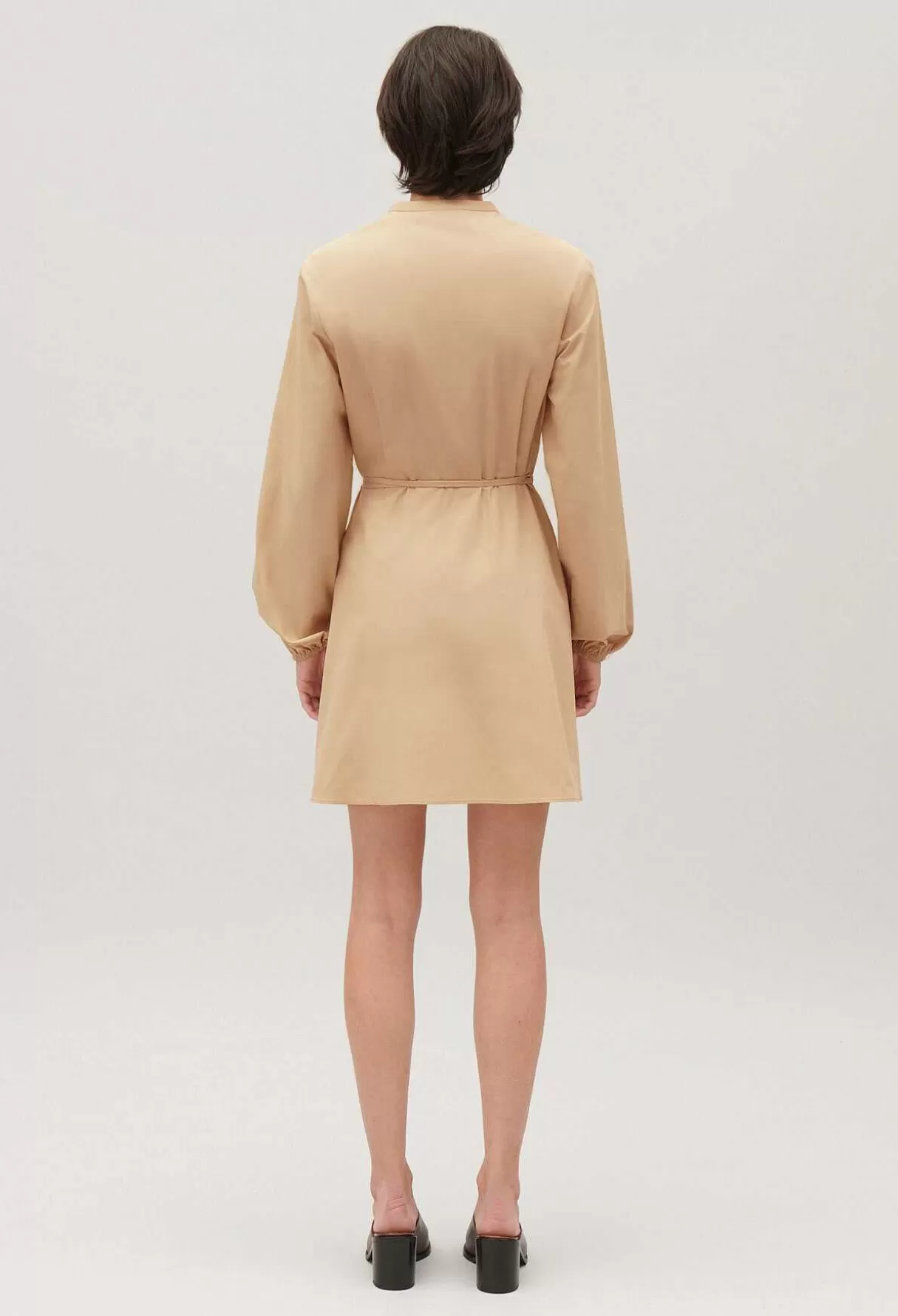 Claudie Pierlot Robe Courte Portefeuille Col Mao Store