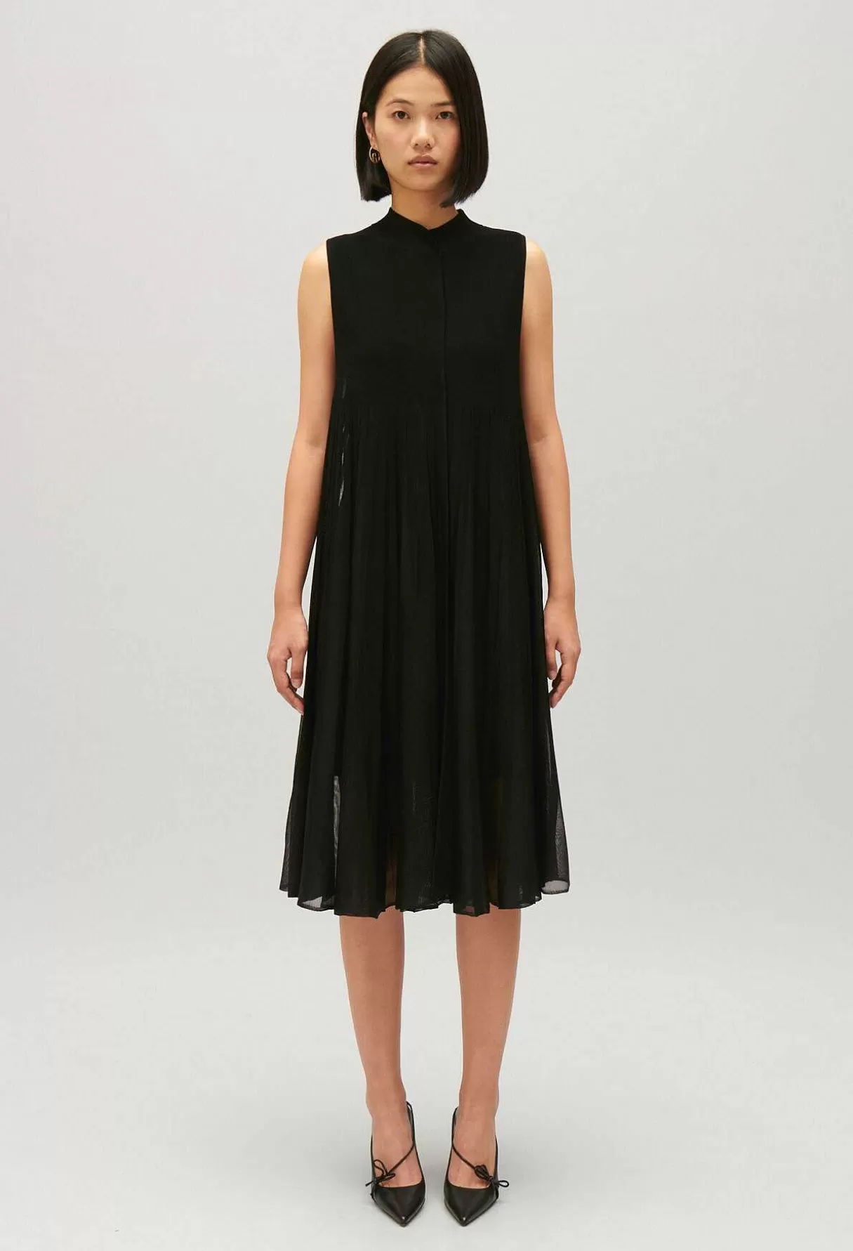 Claudie Pierlot Robe Longue Maille Hot