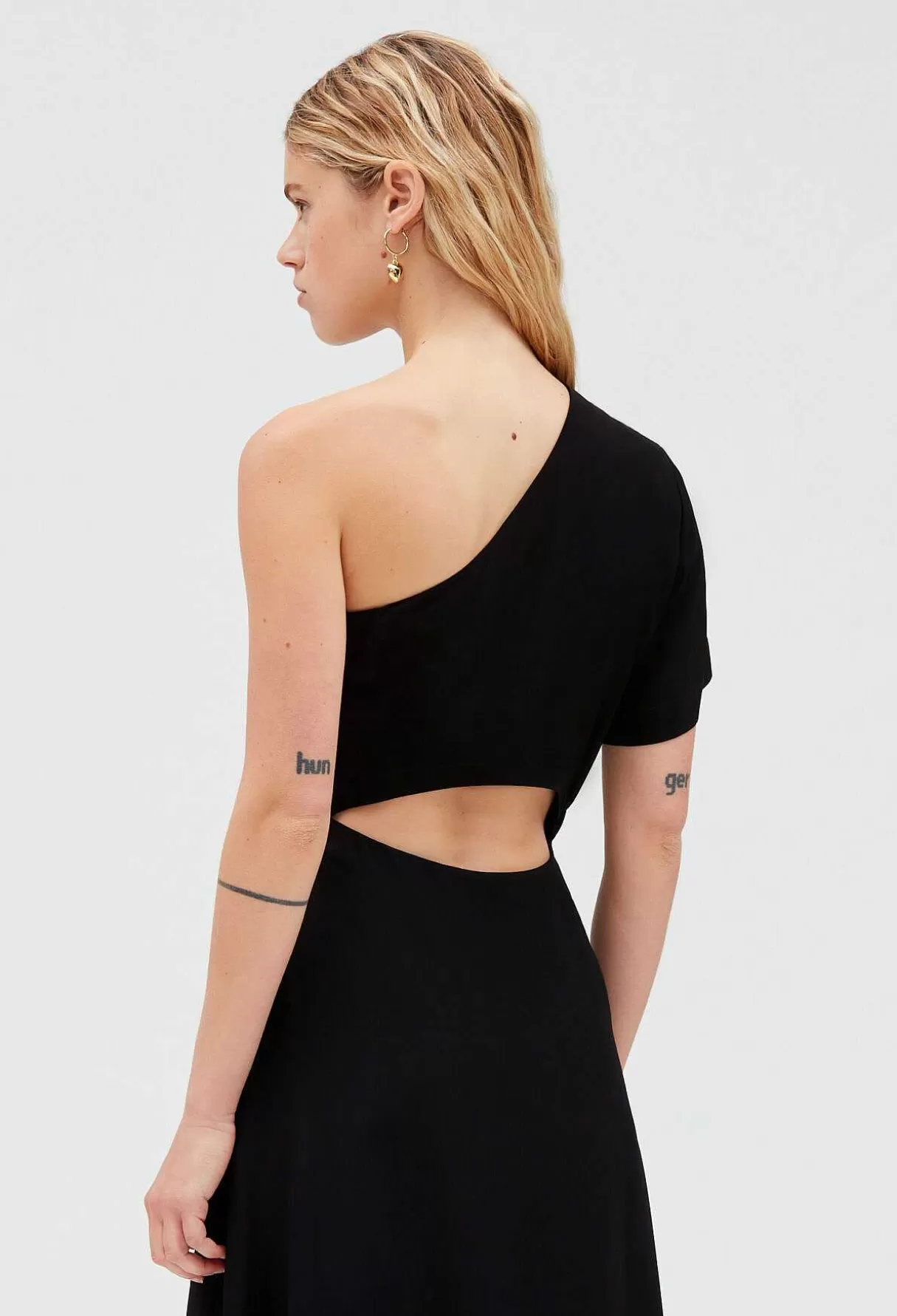 Claudie Pierlot Robe Midi Asymetrique Hot