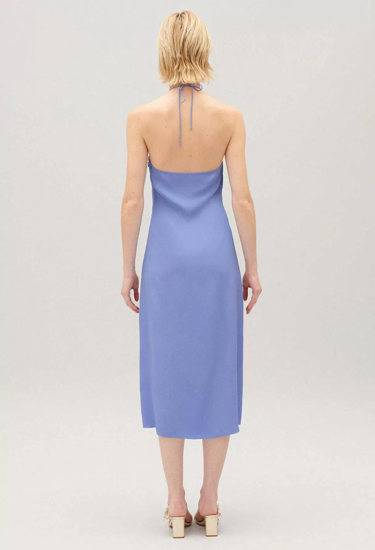 Claudie Pierlot Robe Midi Dos Nu Flash Sale