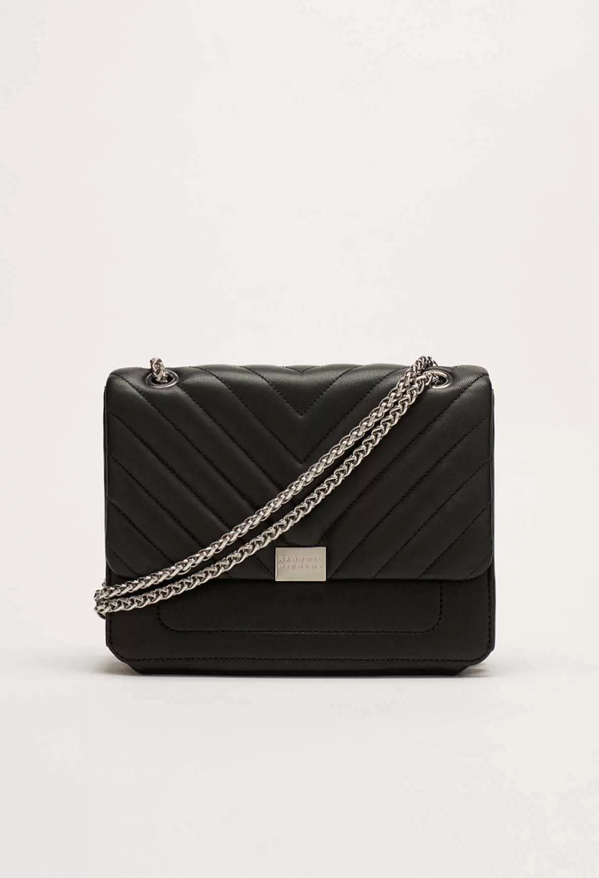 Claudie Pierlot Sac Angela Quilt Cuir Noir Fashion