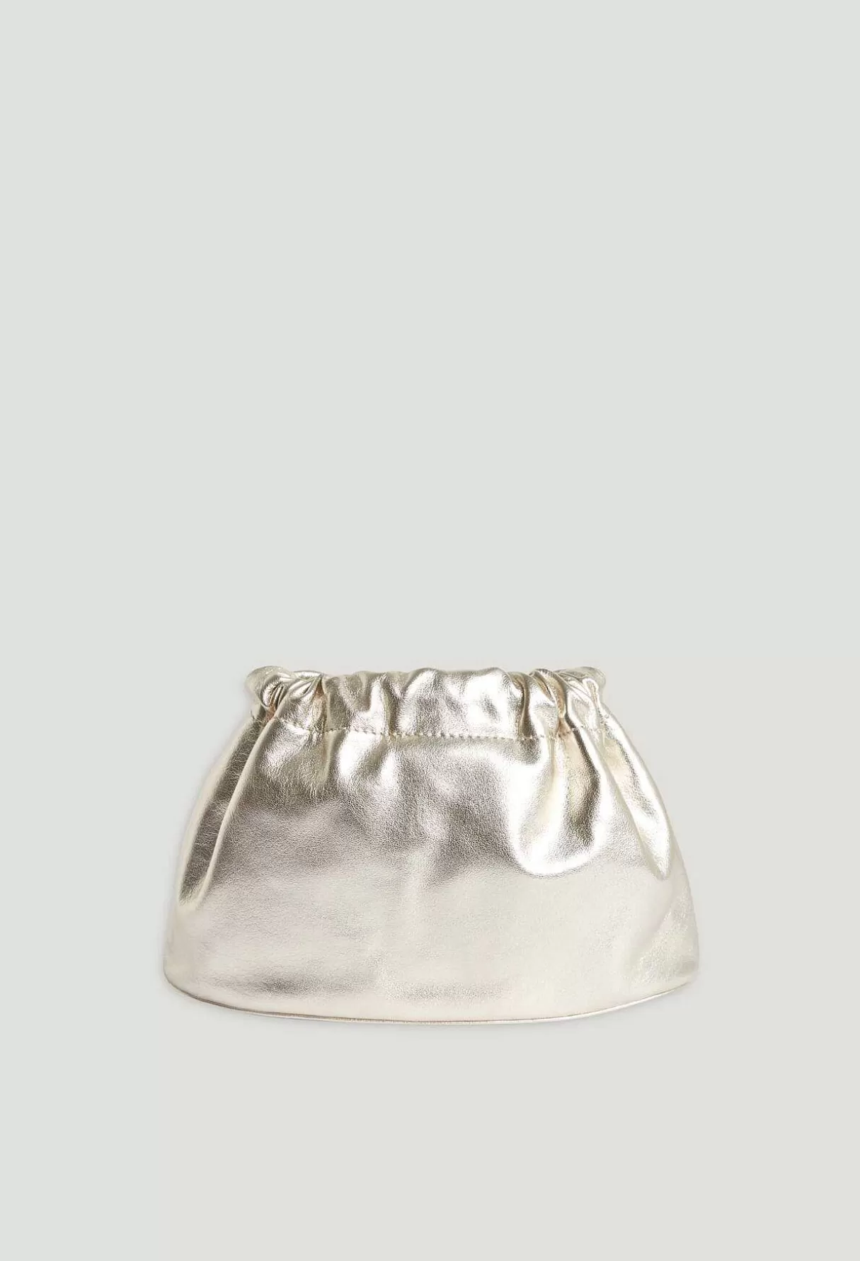 Claudie Pierlot Sac Bourse Cuir Lisse Dore Store