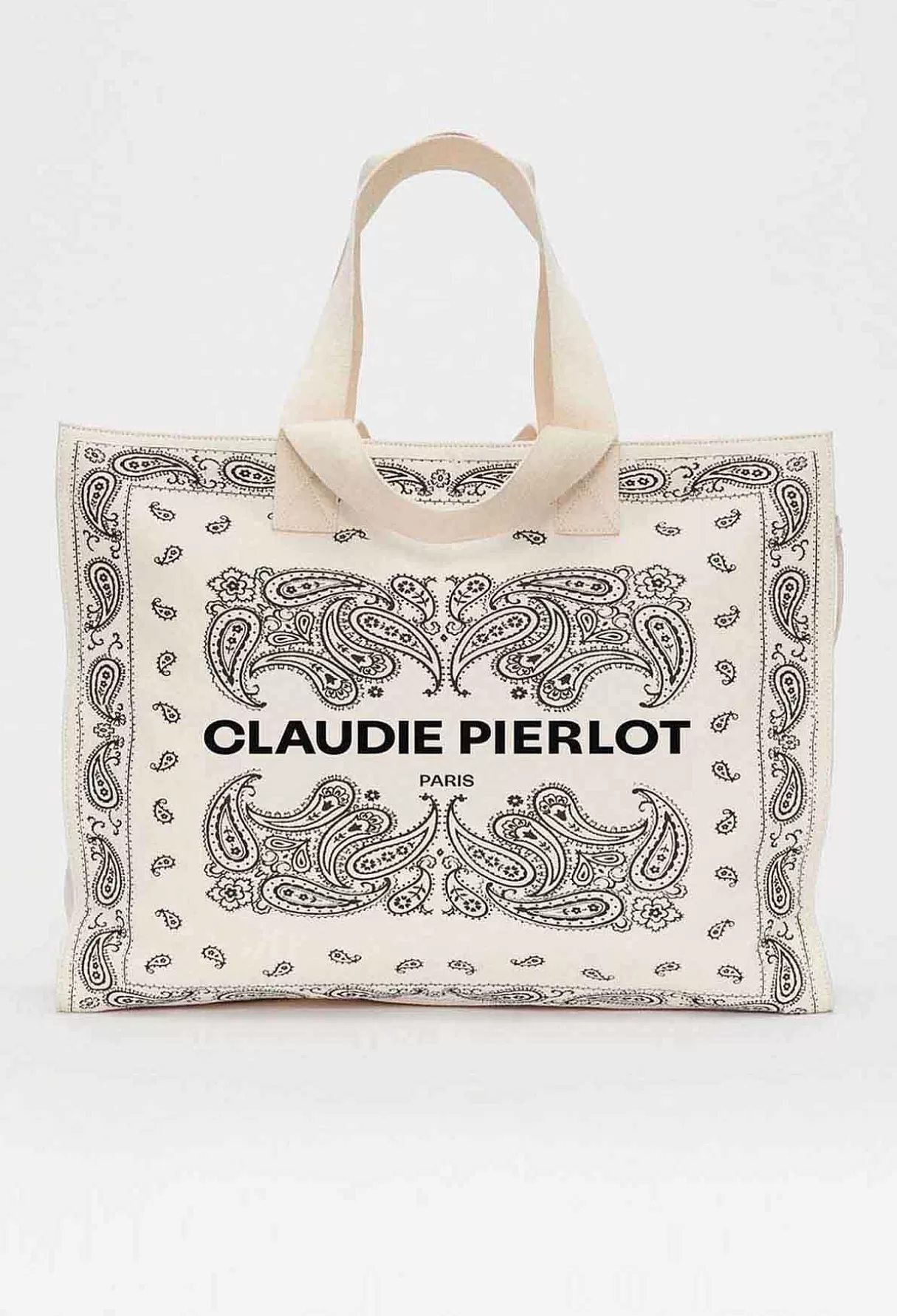 Claudie Pierlot Sac Cabas Coton Recycle Flash Sale