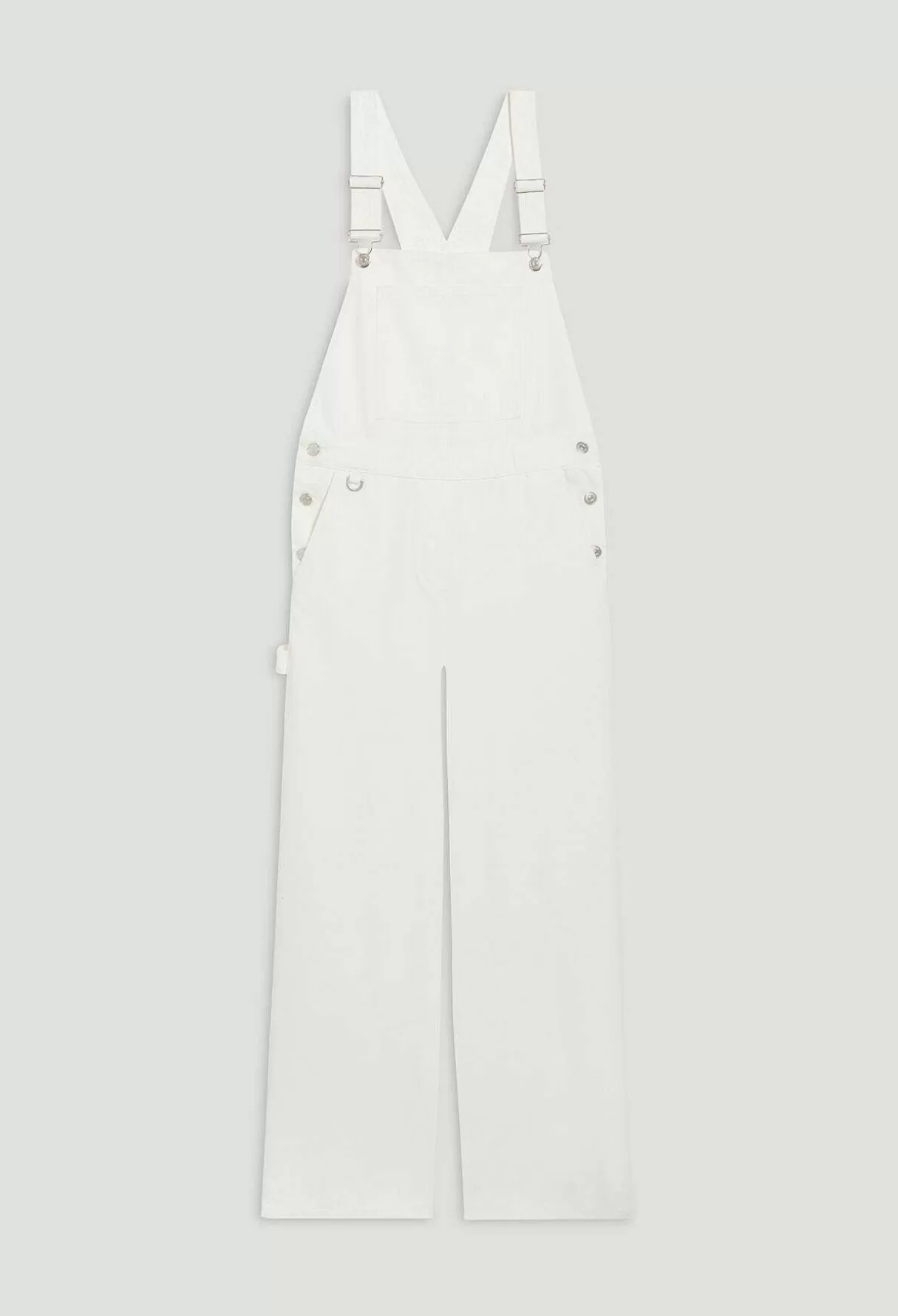 Claudie Pierlot Salopette En Denim Ecru Discount