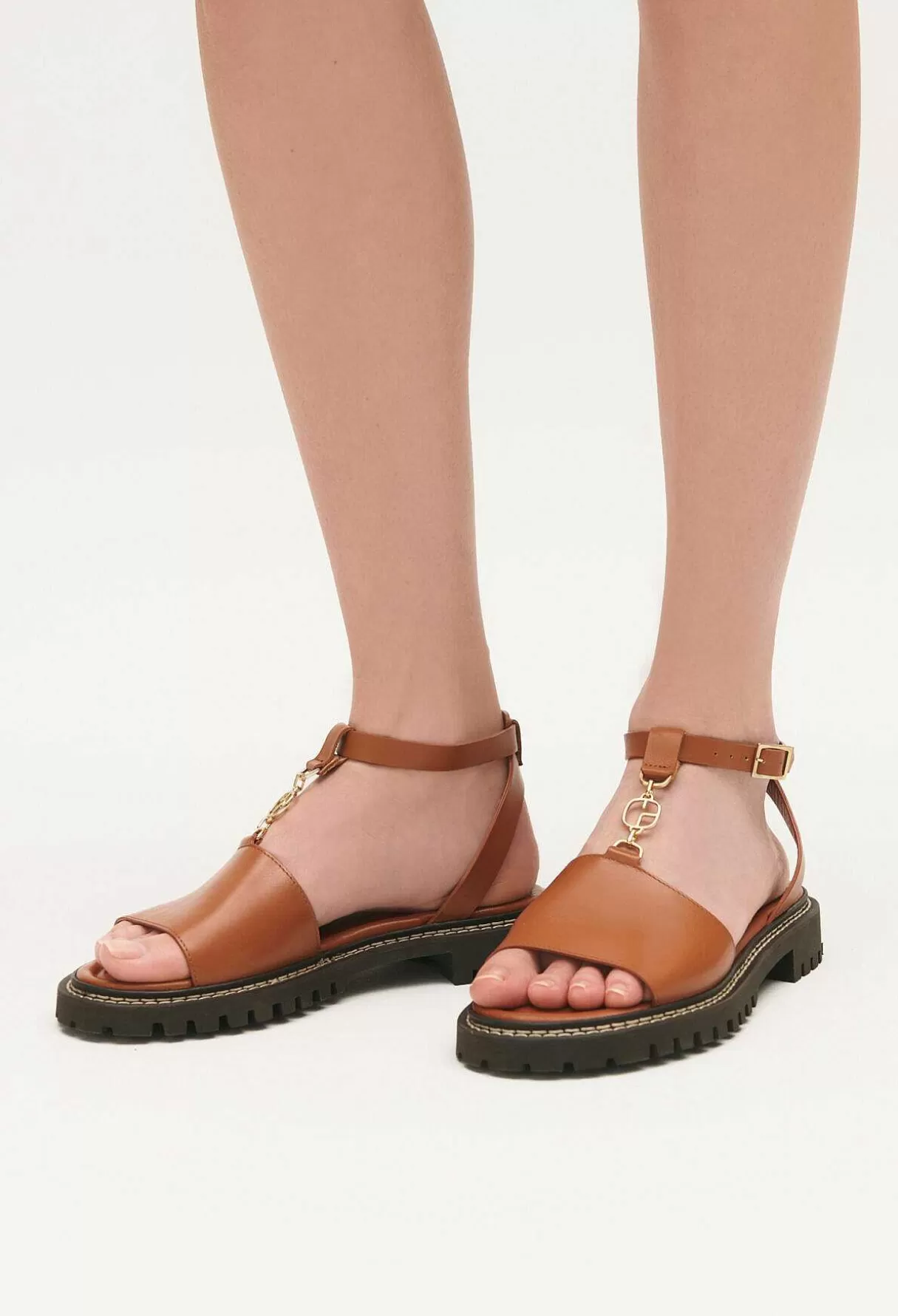 Claudie Pierlot Sandales Cuir Discount