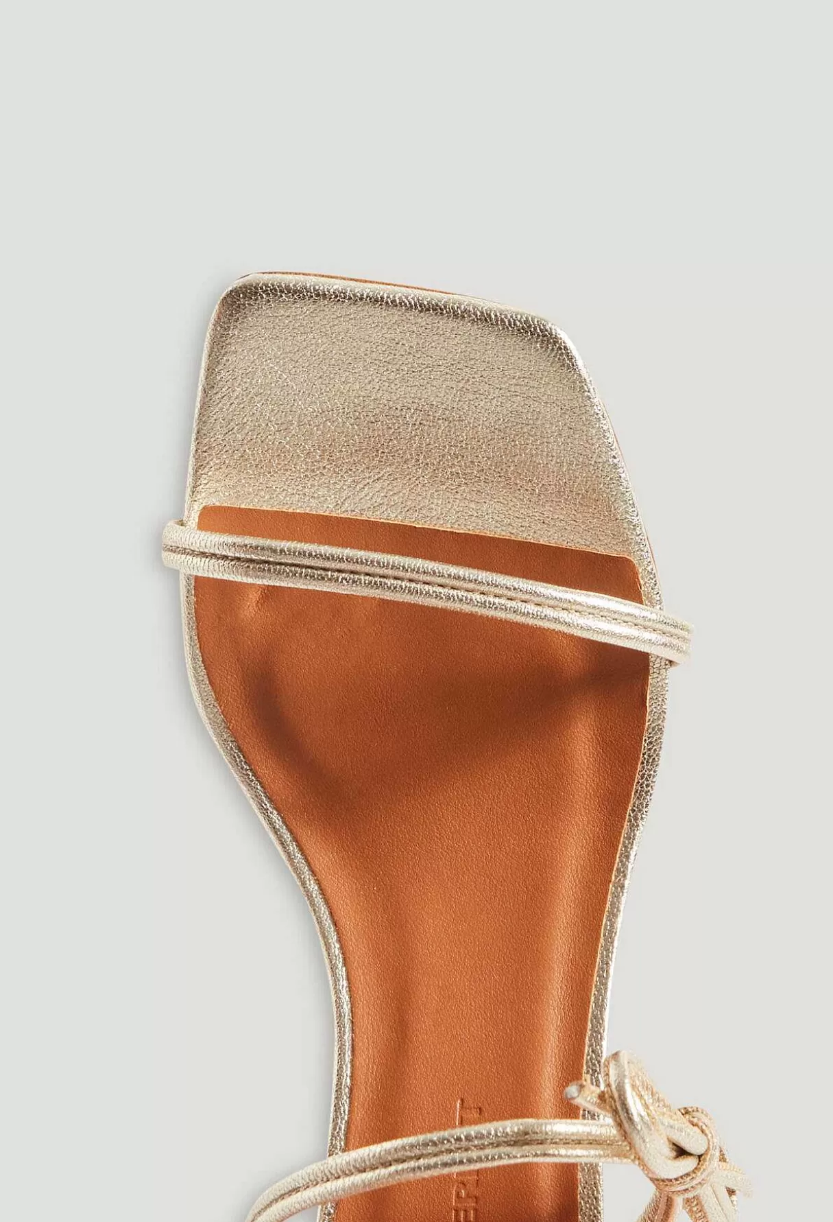 Claudie Pierlot Sandales Cuir Dore Discount