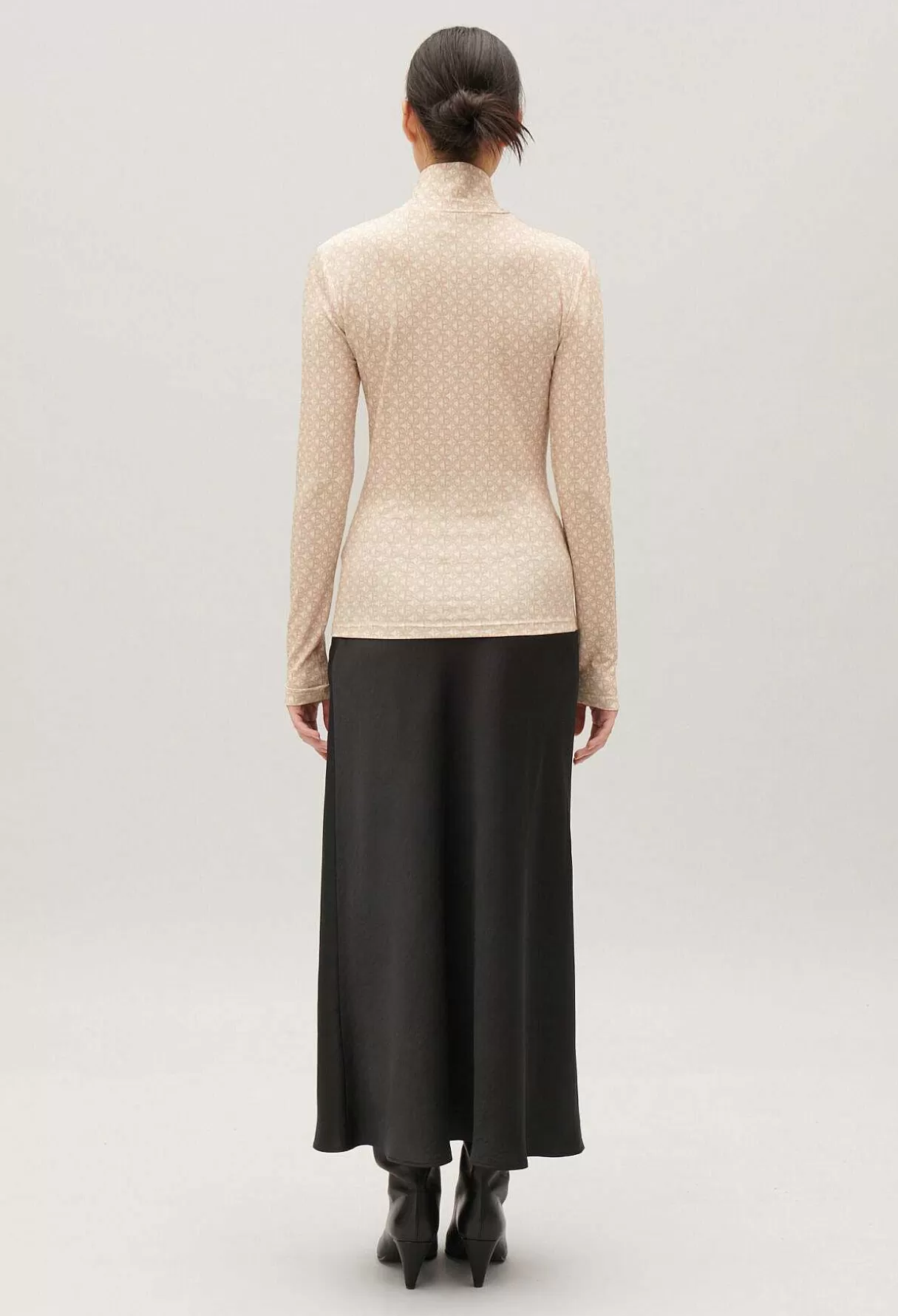 Claudie Pierlot Sous Pull Imprime Cp Beige Cheap